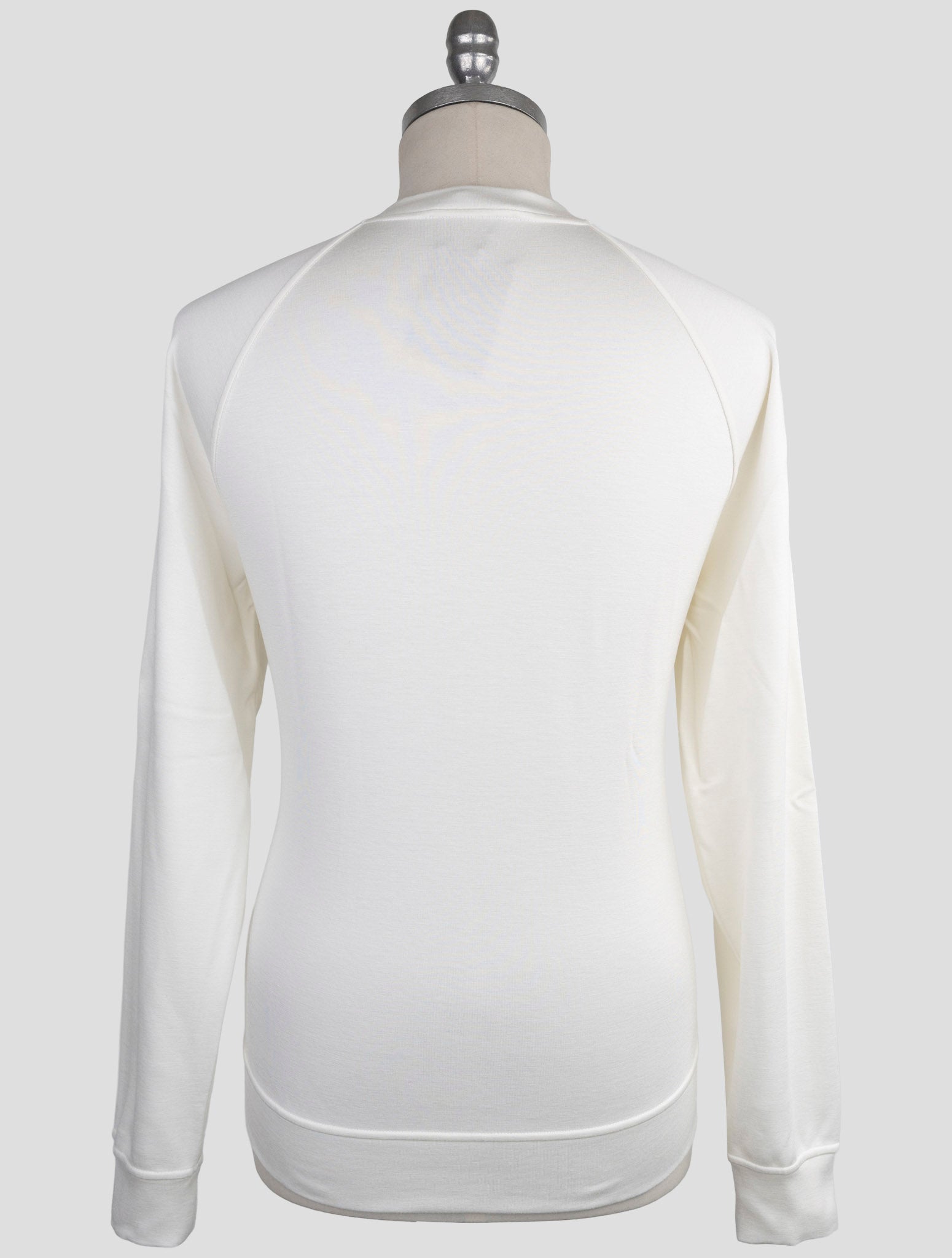 Kiton Knt White Viscose Ea Sweater Crewneck