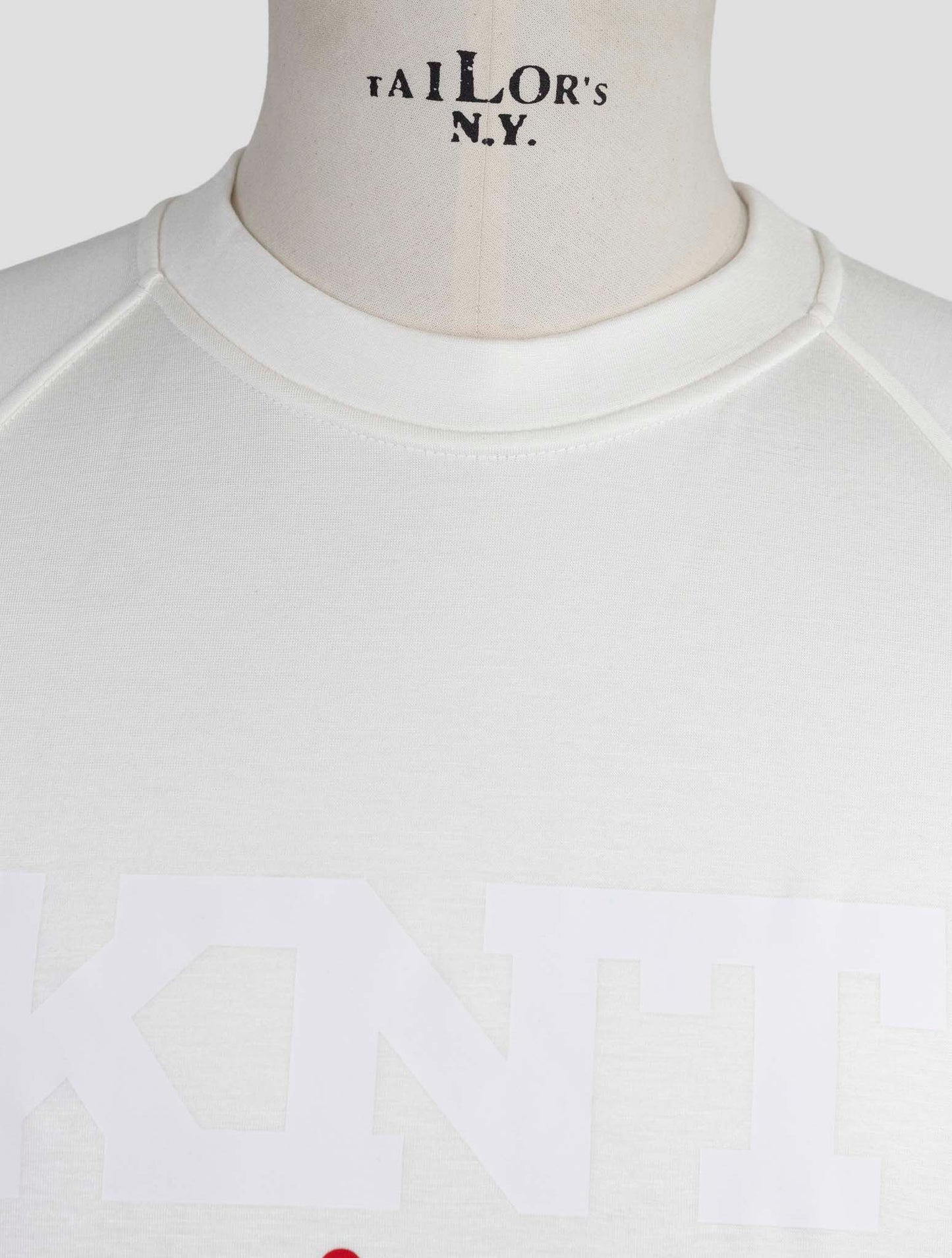 Kiton Knt White Viscose Ea Sweater Crewneck