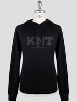 Kiton Knt Black Viscose Ea Sweater Hoodie