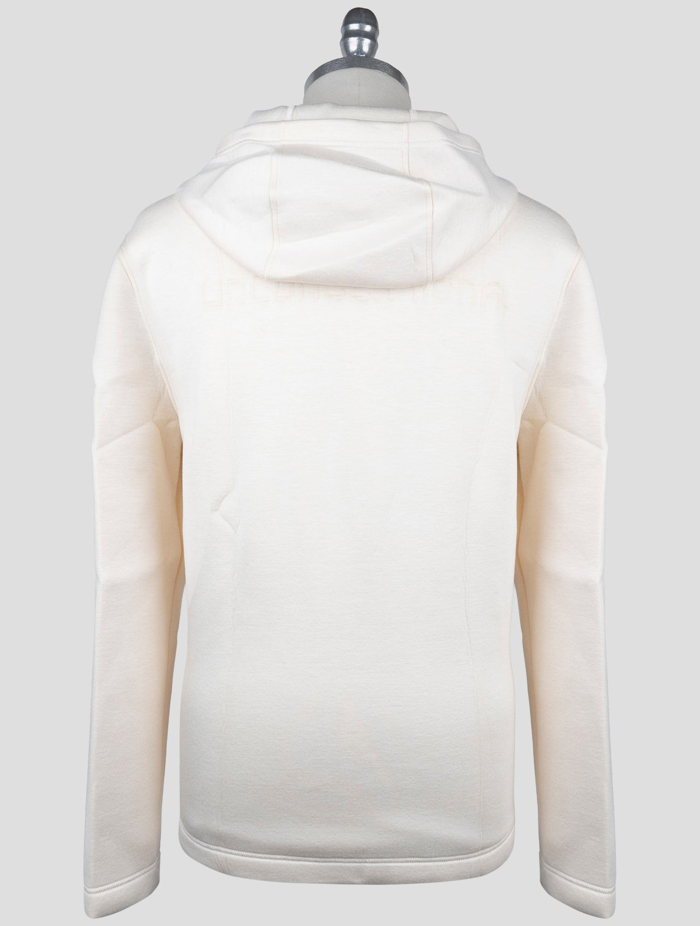 Kiton Knt White Viscose Ea Sweater Hoodie