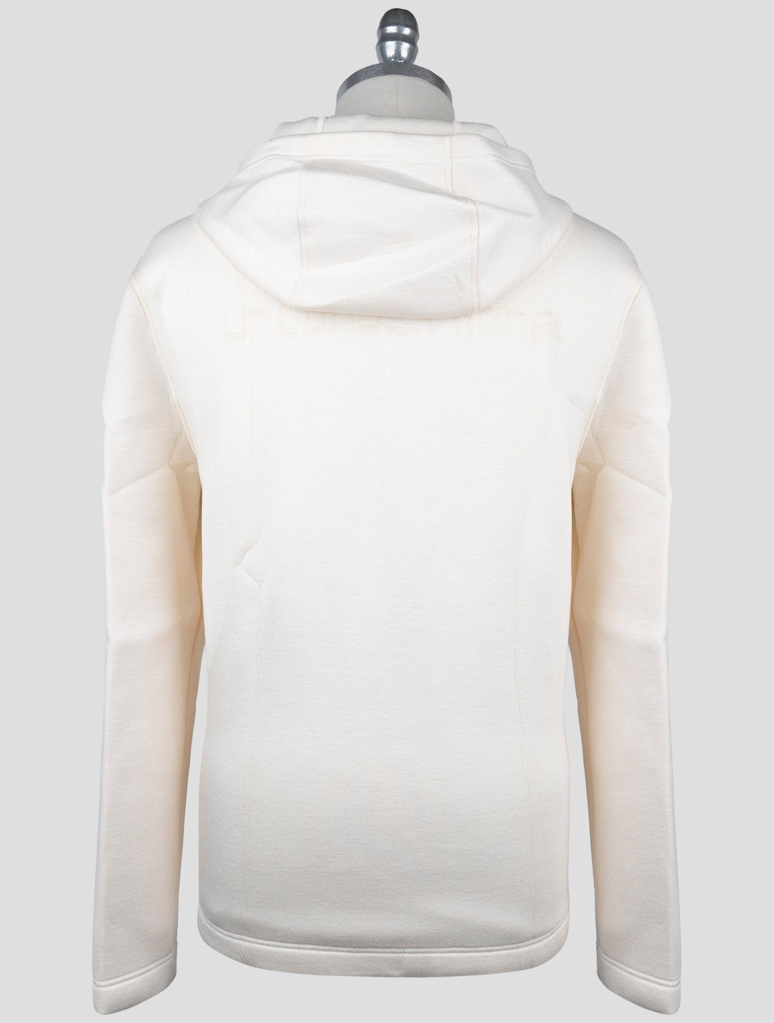 Kiton Knt White Viscose Ea Sweater Hoodie