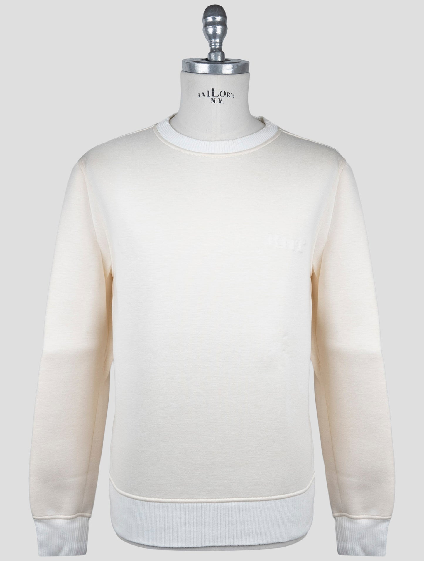 Kiton Knt White Viscose Ea Sweater Crewneck
