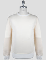 Kiton Knt White Viscose Ea Sweater Crewneck