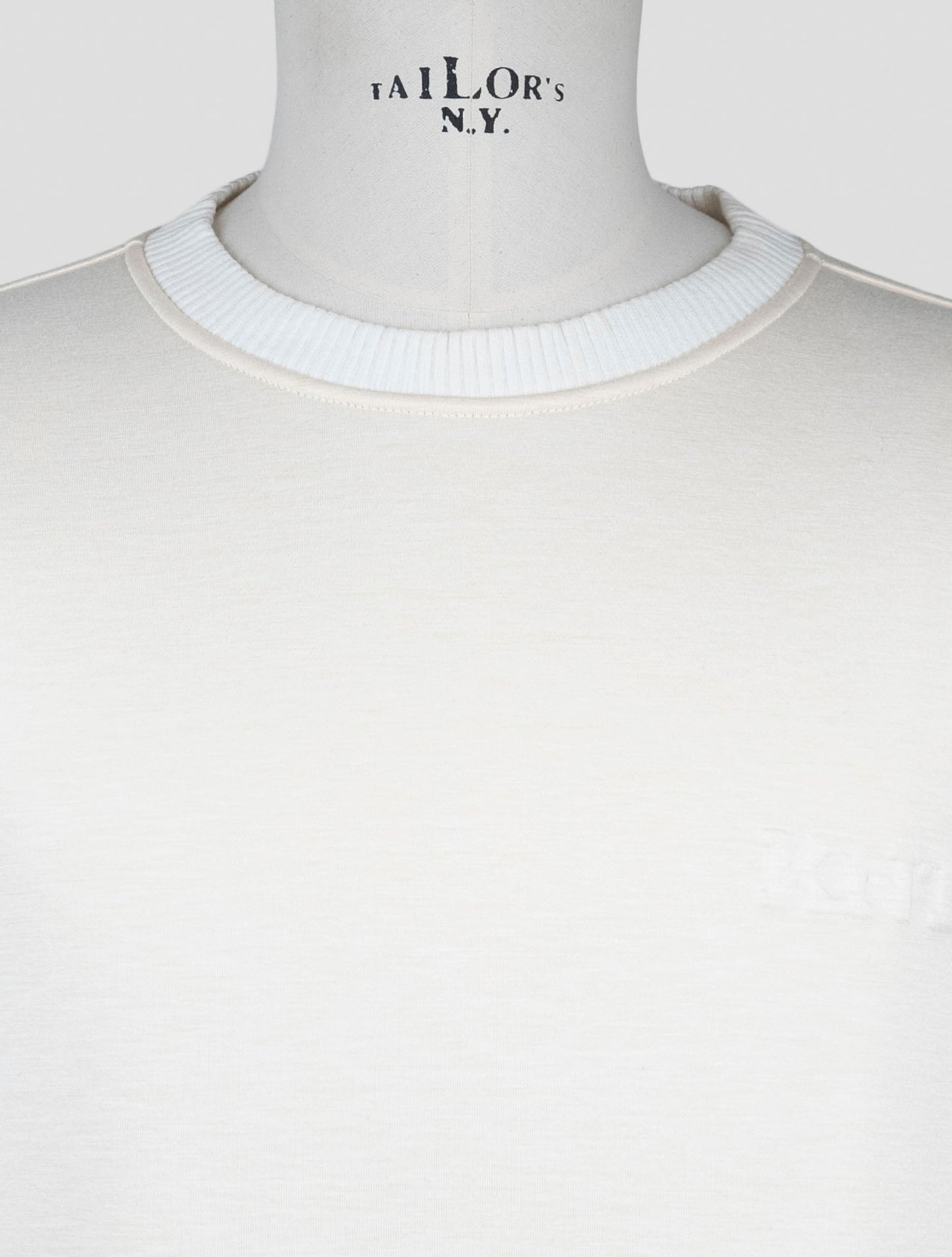 Kiton Knt White Viscose Ea Sweater Crewneck