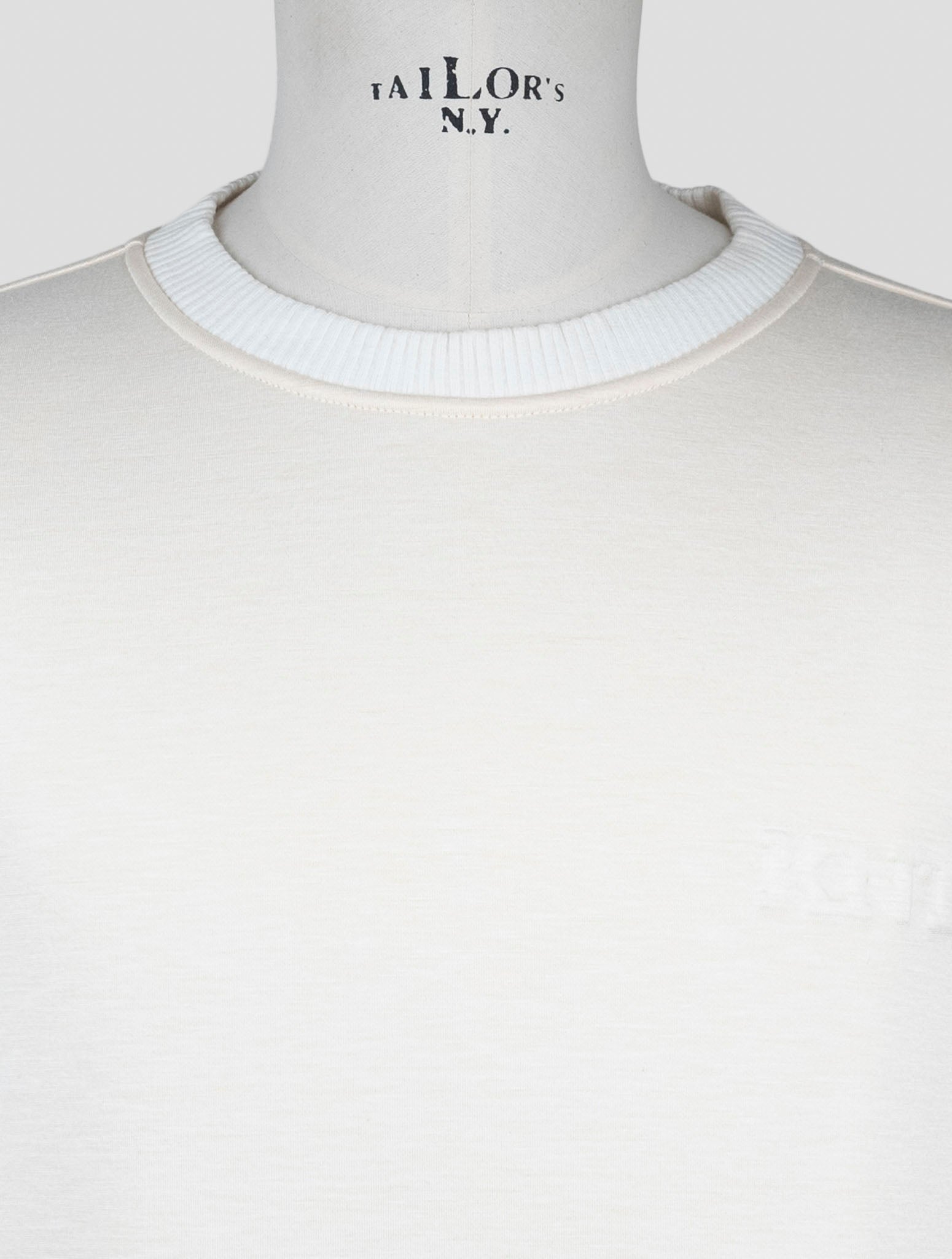 Kiton Knt White Viscose Ea Sweater Crewneck