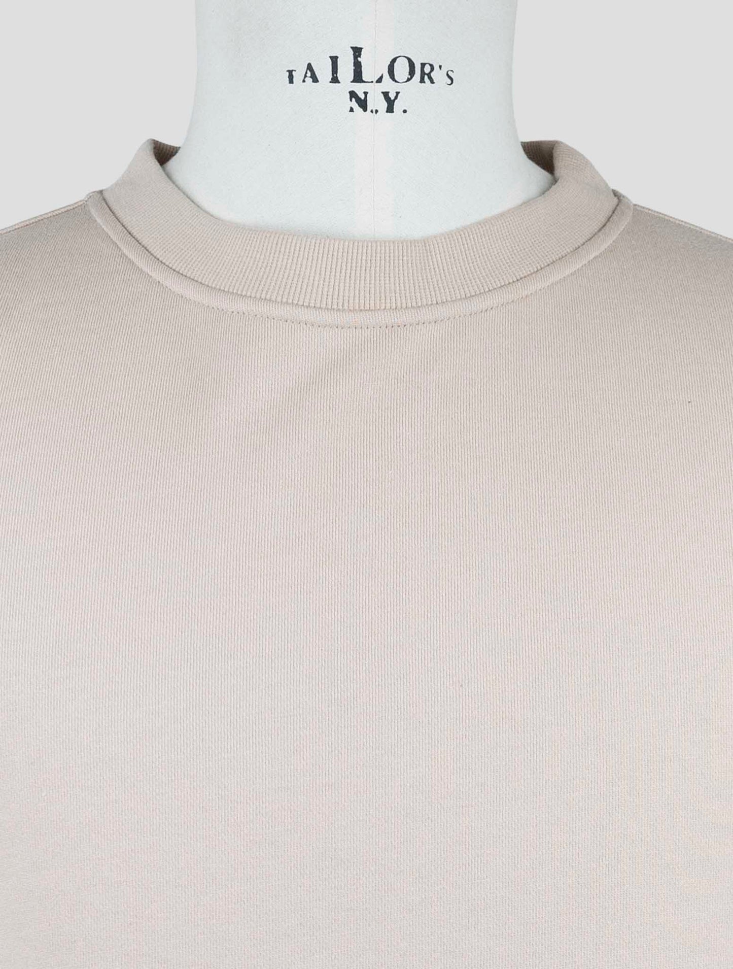 Kiton Knt Beige Cotton Sweater Crewneck