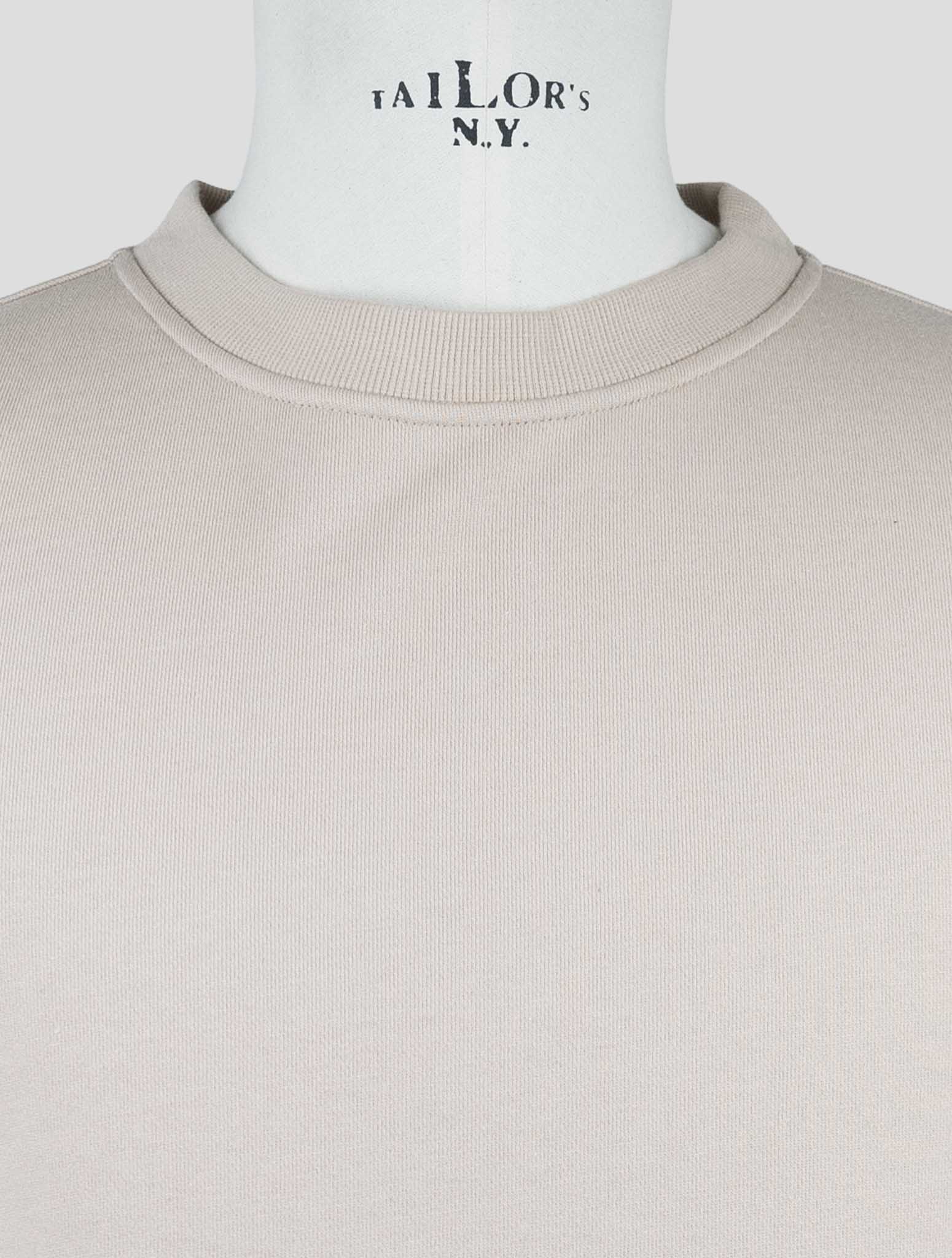 Kiton Knt Beige Cotton Sweater Crewneck