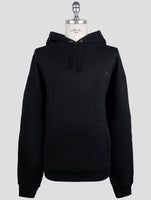 Kiton Knt Black Cotton Sweater Hoodie