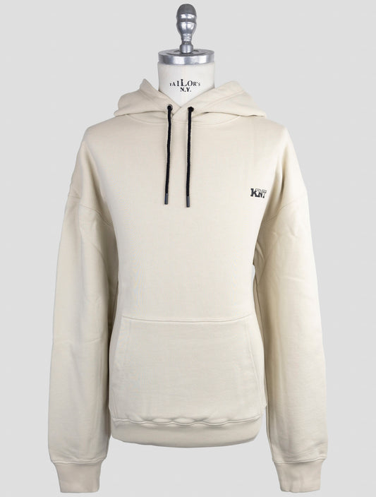 Kiton Knt Beige Cotton Sweater Crewneck