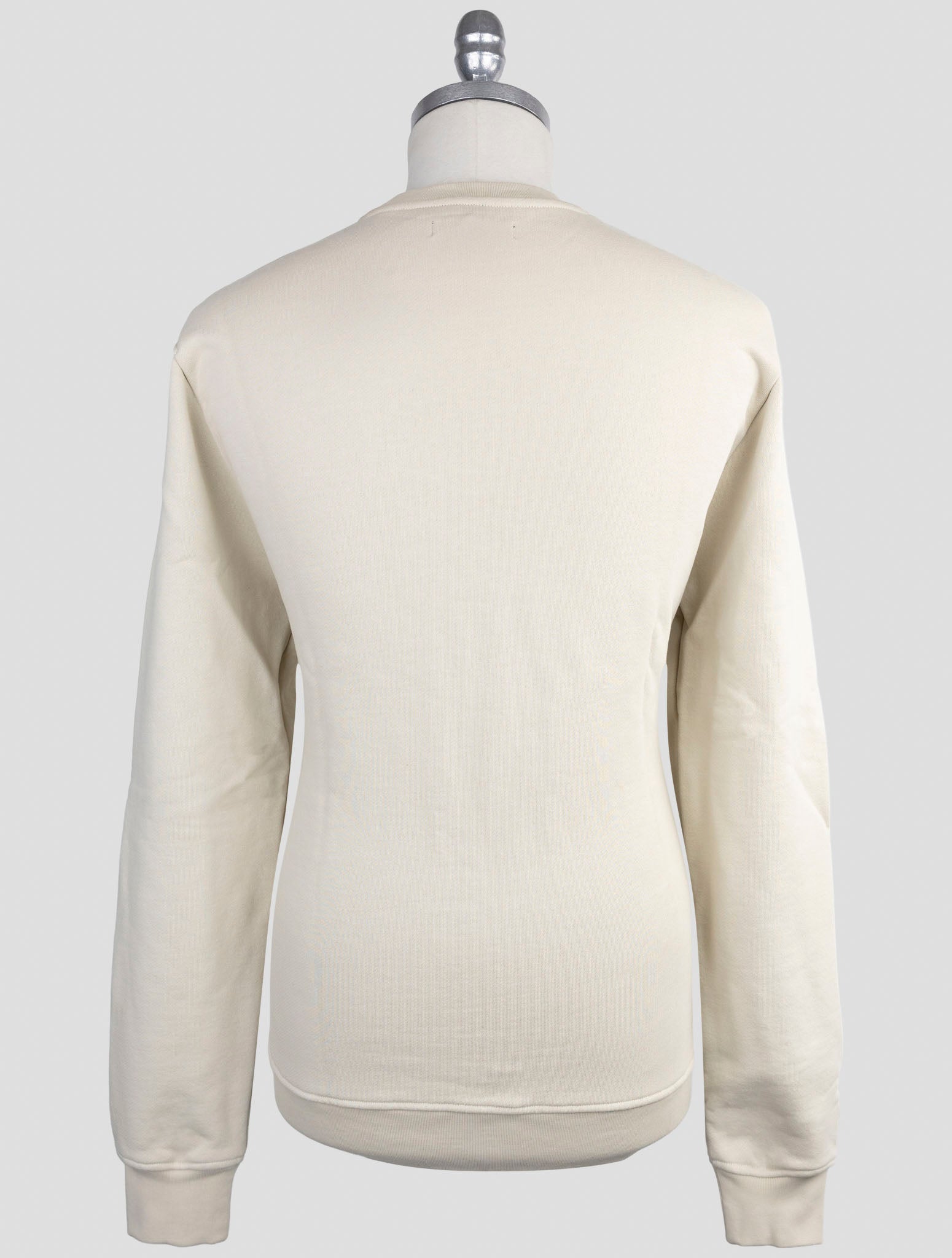 Kiton Knt White Cotton Sweater Crewneck