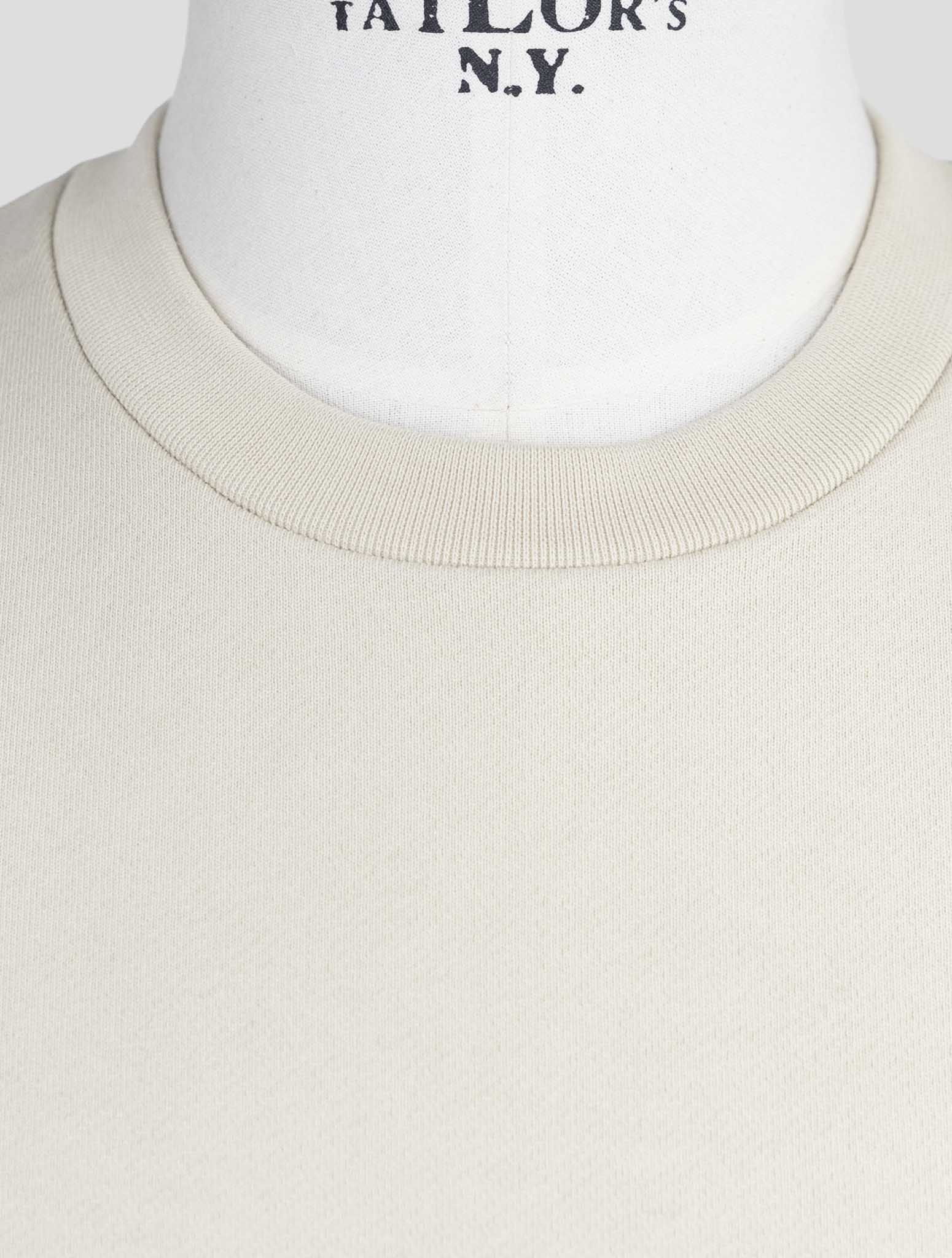 Kiton Knt White Cotton Sweater Crewneck