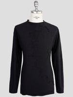 Kiton Knt Black Cotton Sweater Crewneck