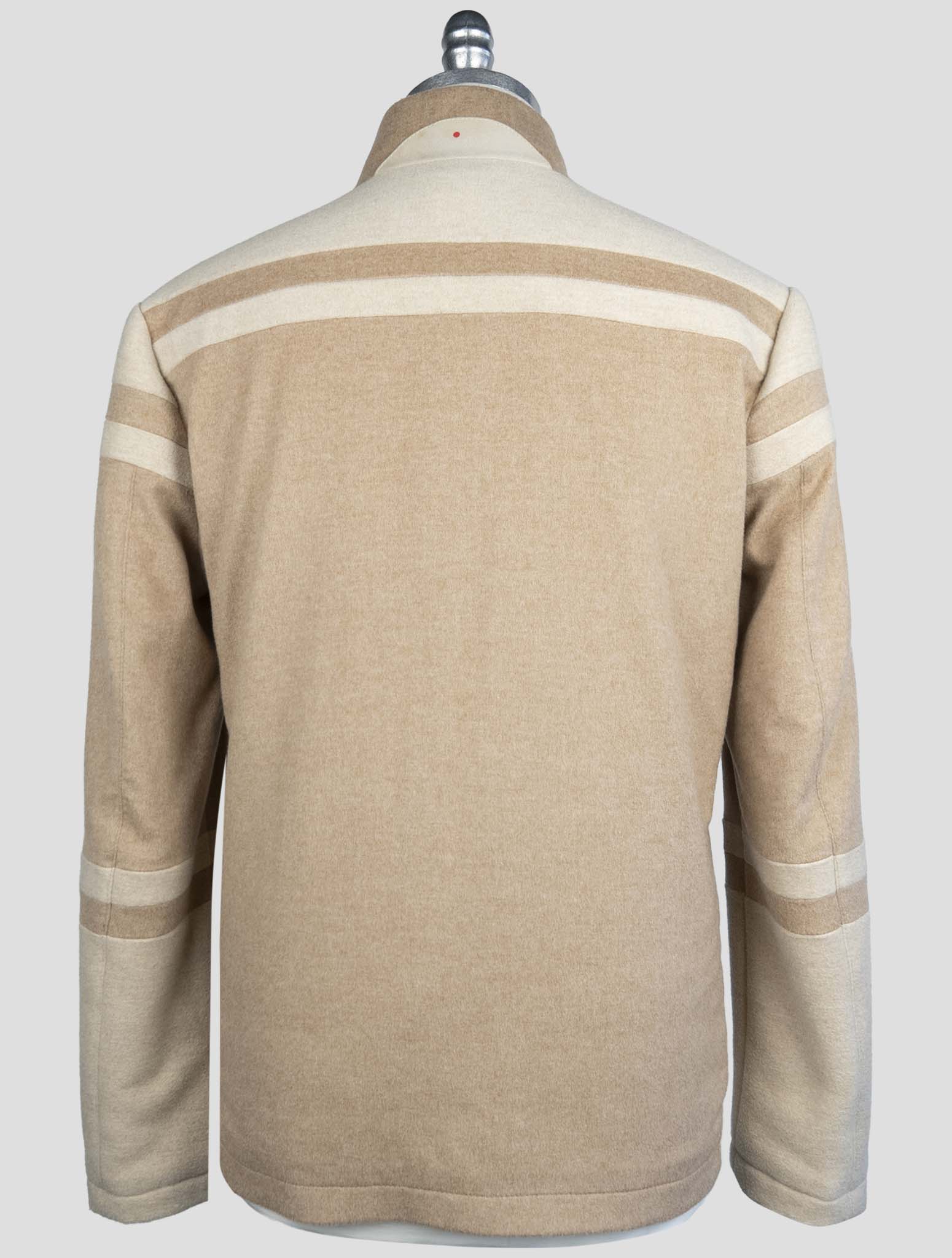 Kiton Beige Cashmere Coat