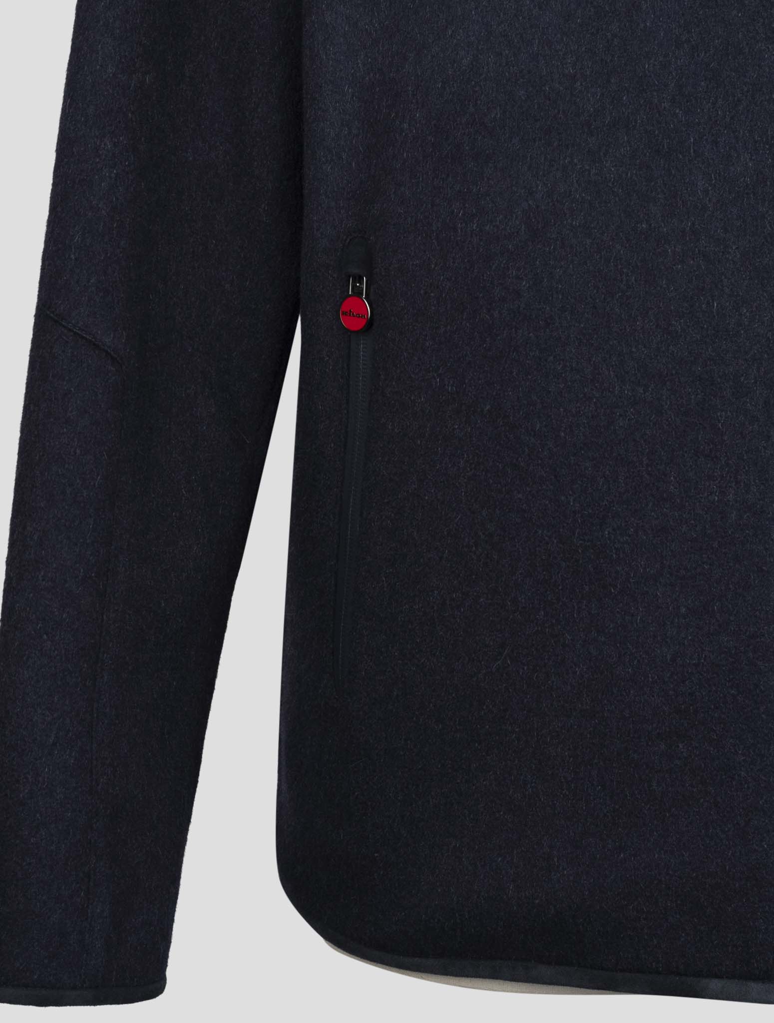 Kiton Blue Cashmere Coat