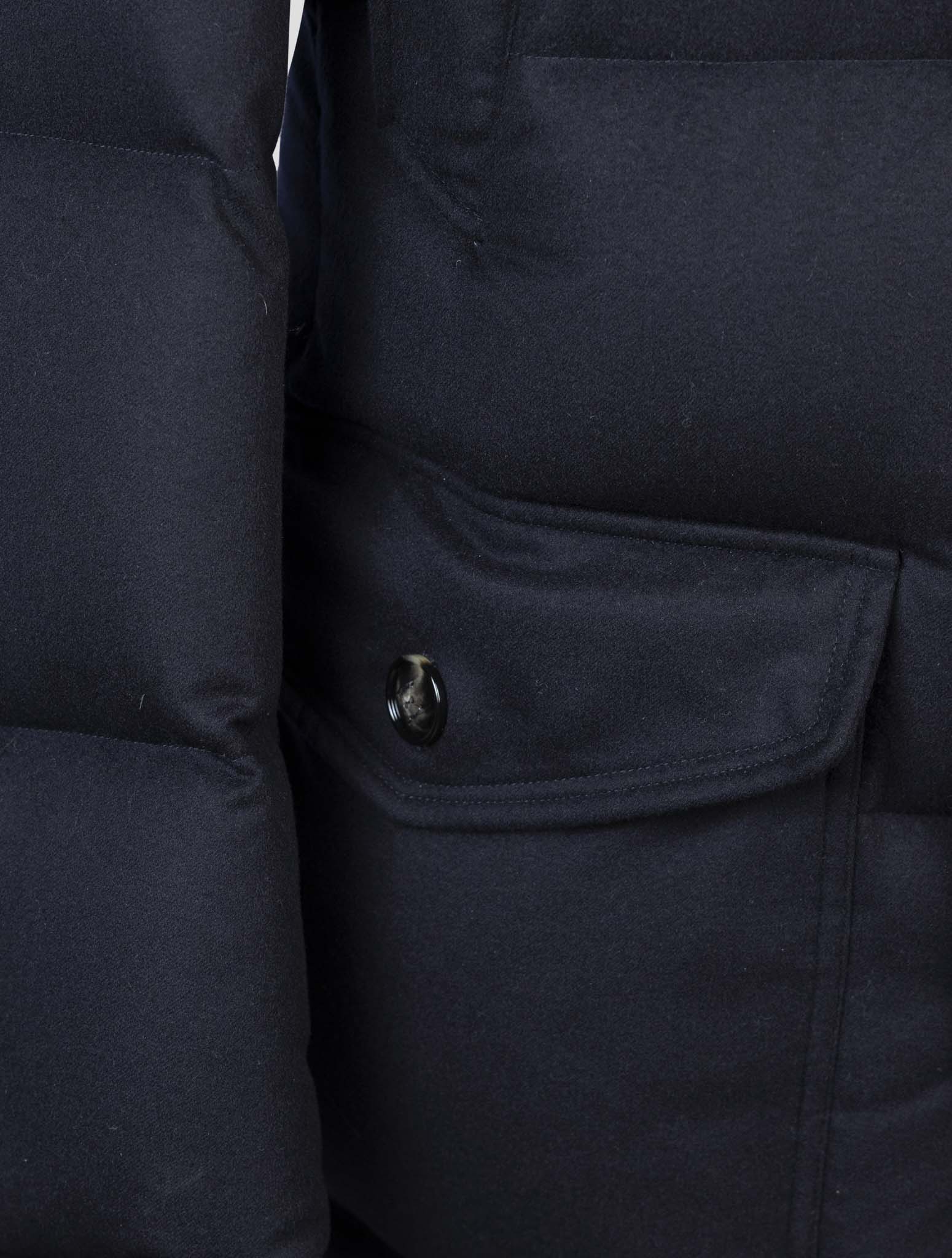 Kiton Blue Cashmere Ea Coat