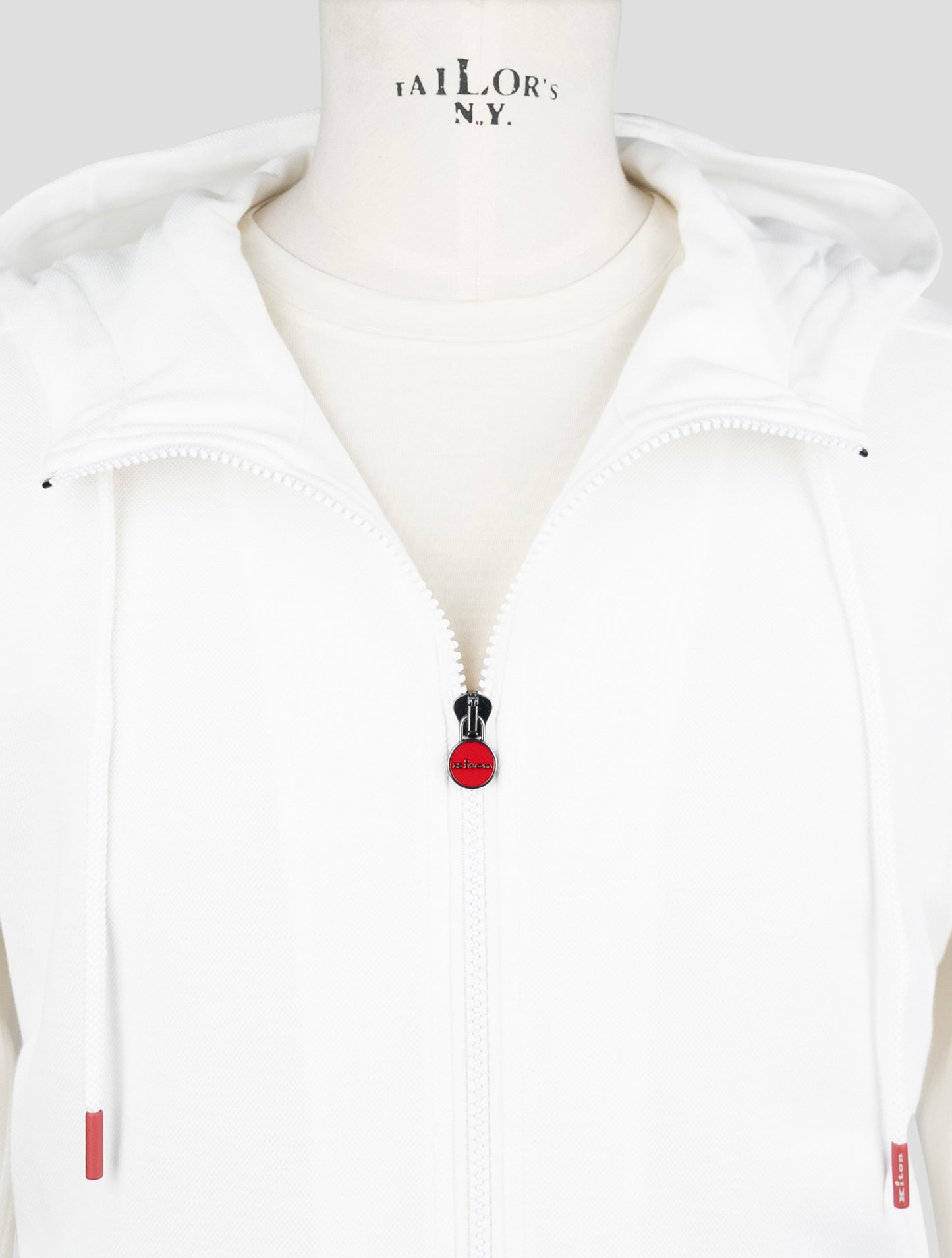 Kiton White Cotton Tracksuit