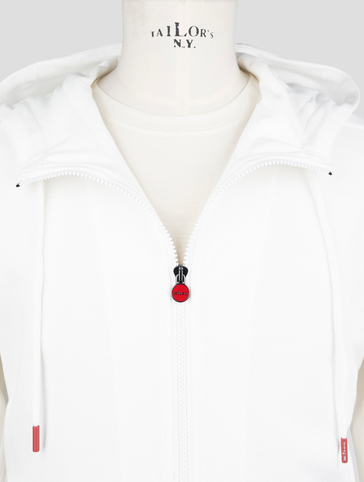 Kiton White Cotton Tracksuit