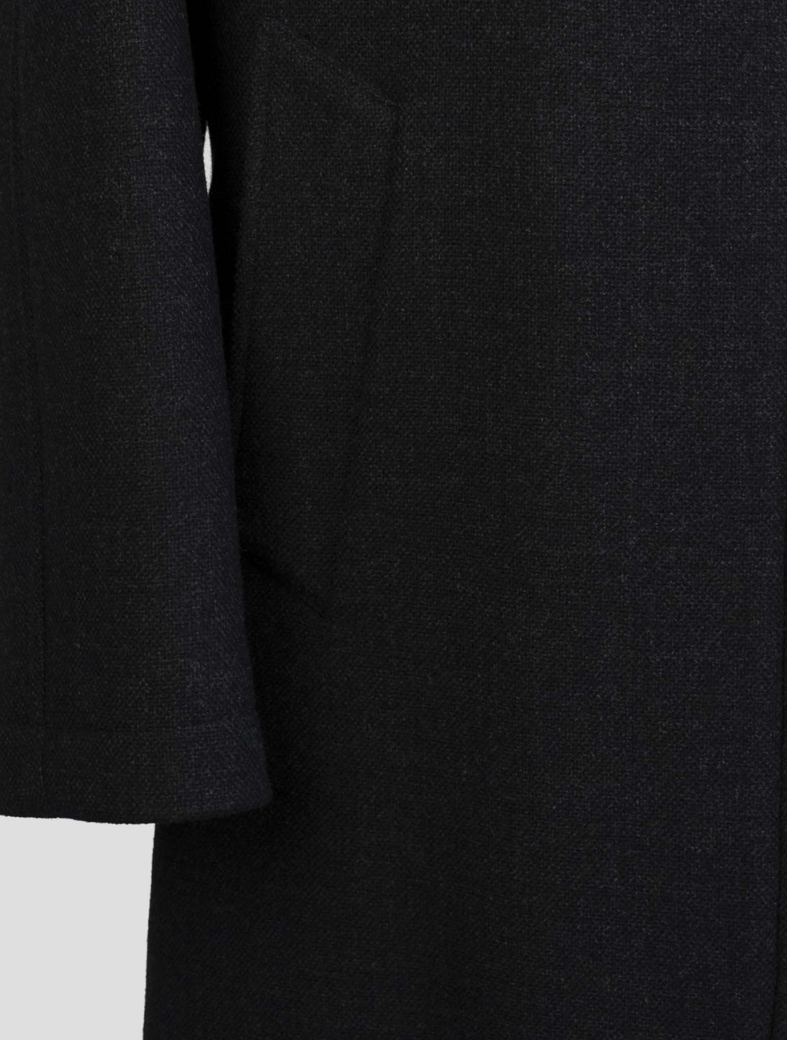 Kiton Dark Gray Virgin Wool Overcoat