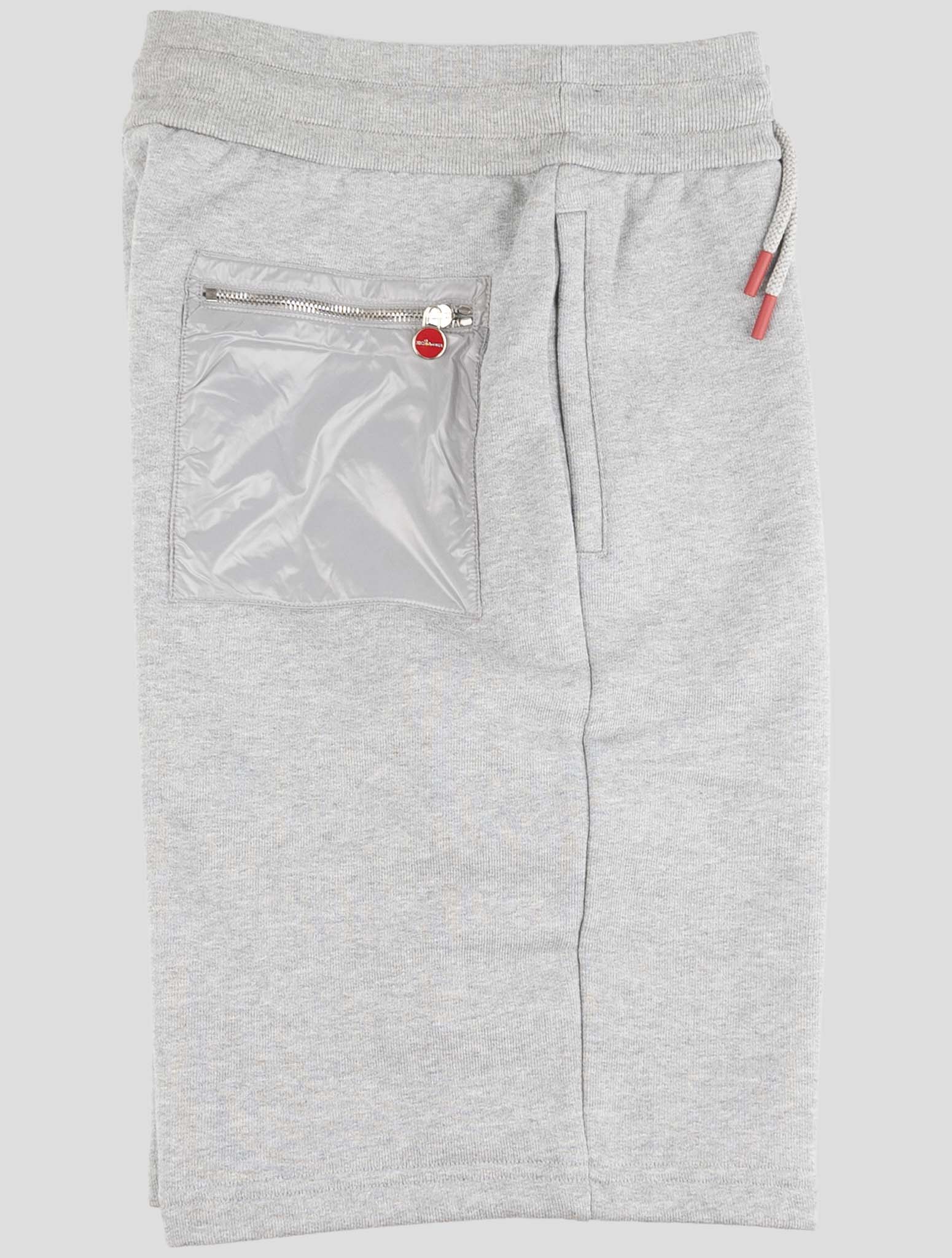 Kiton Gray Cotton Short Pants
