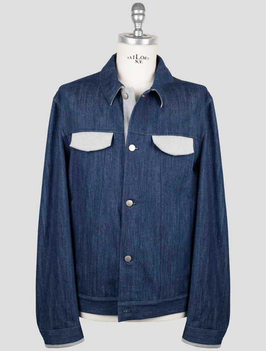 Kiton Denim Cotton Coat