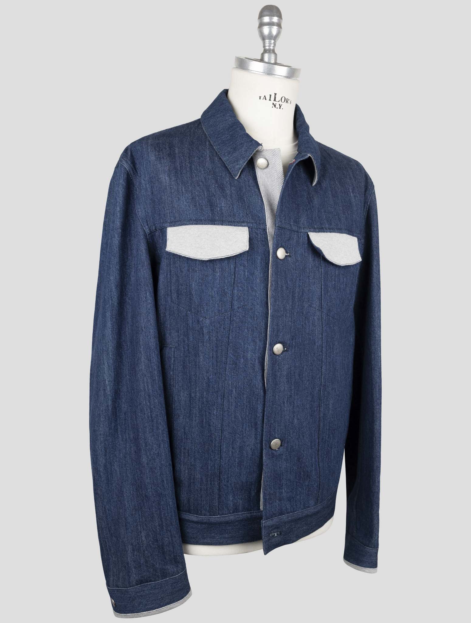Kiton Denim Cotton Coat