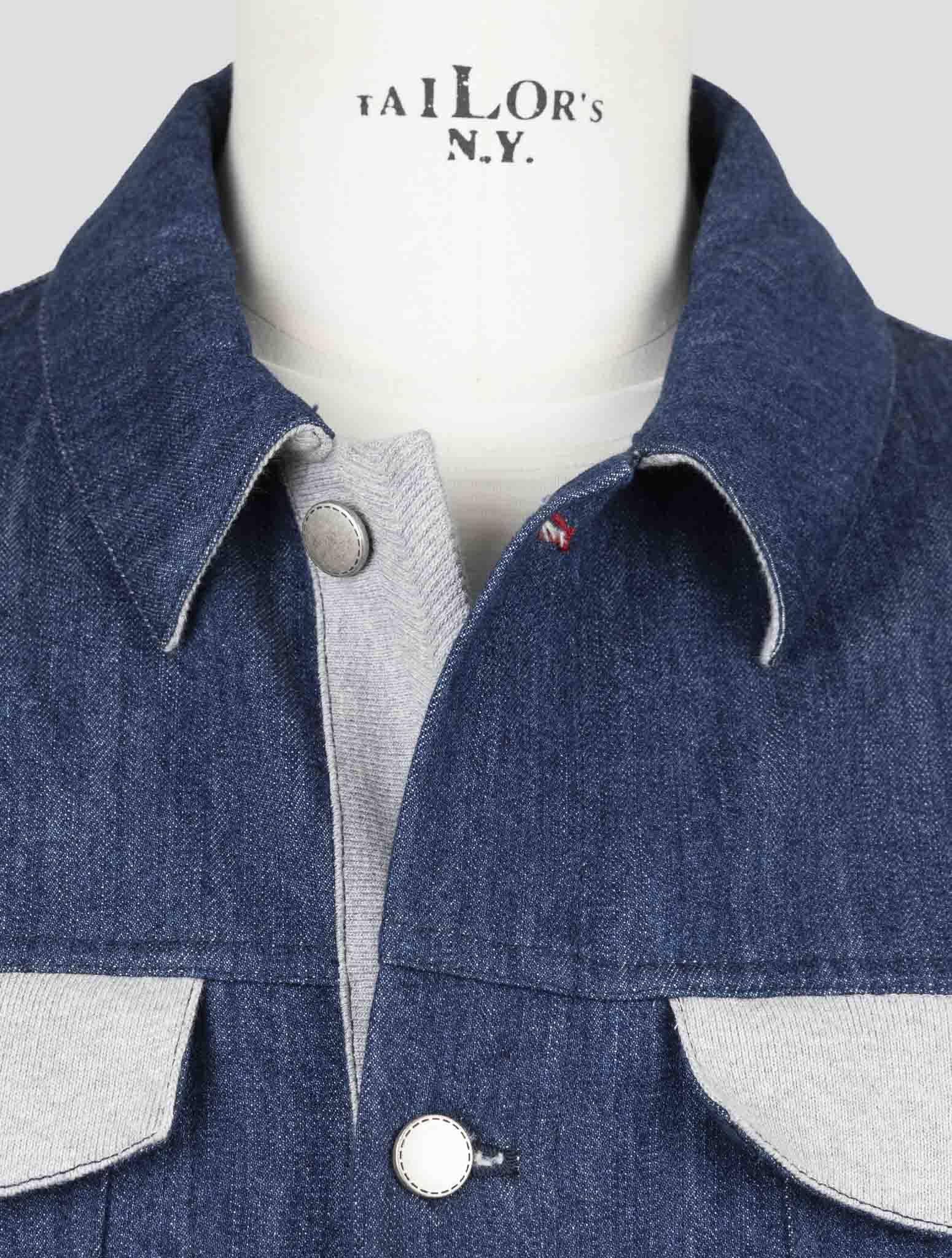 Kiton Denim Cotton Coat