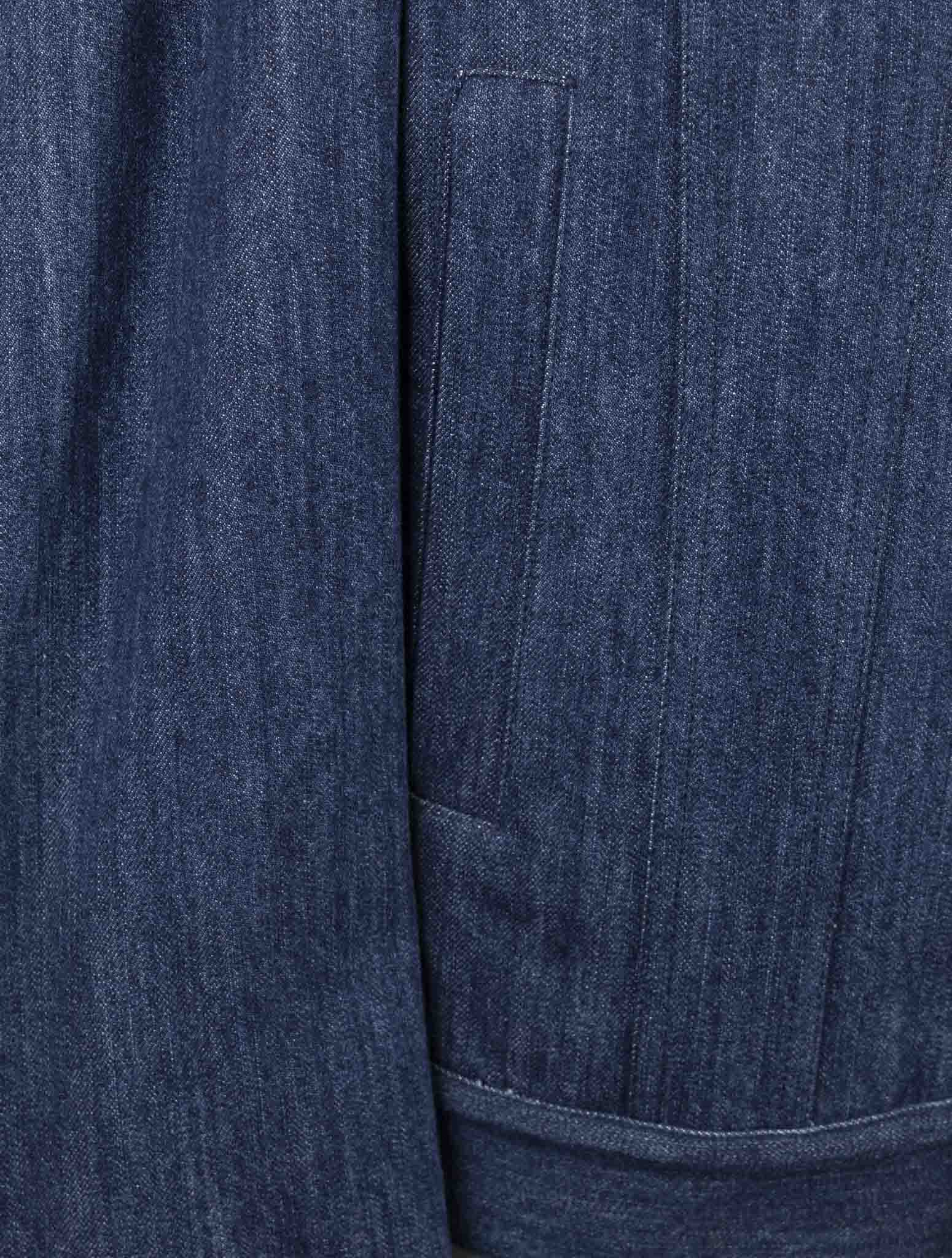 Kiton Denim Cotton Coat