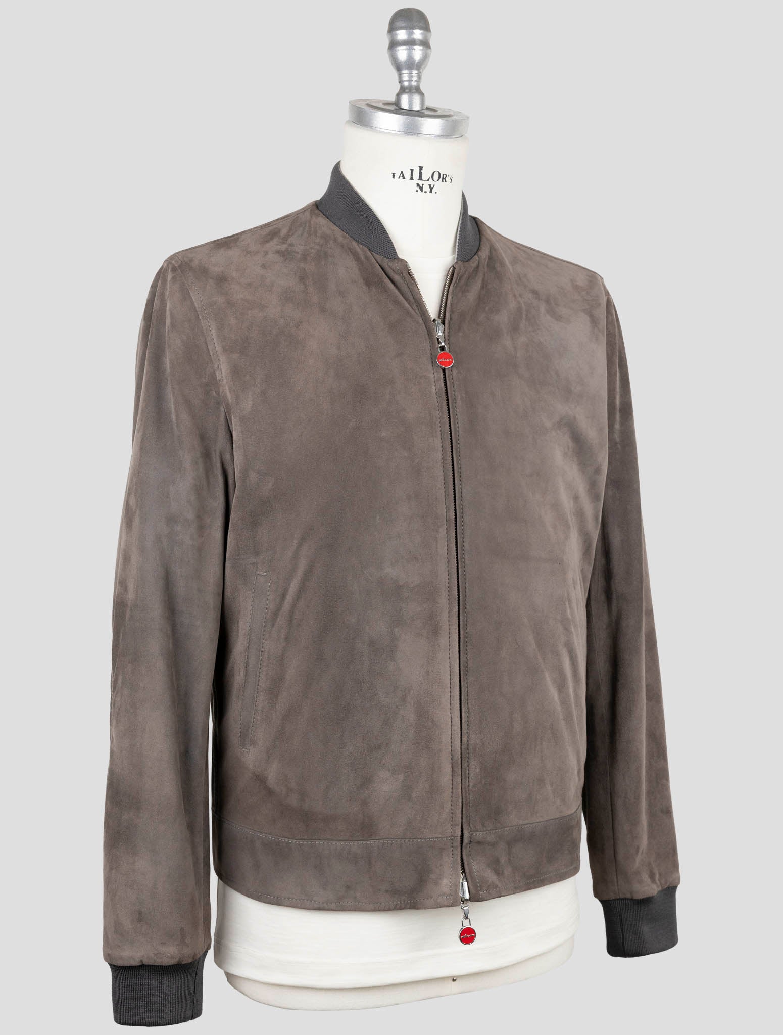 Kiton Brown Fleece Wool Cotton Reverse Coat