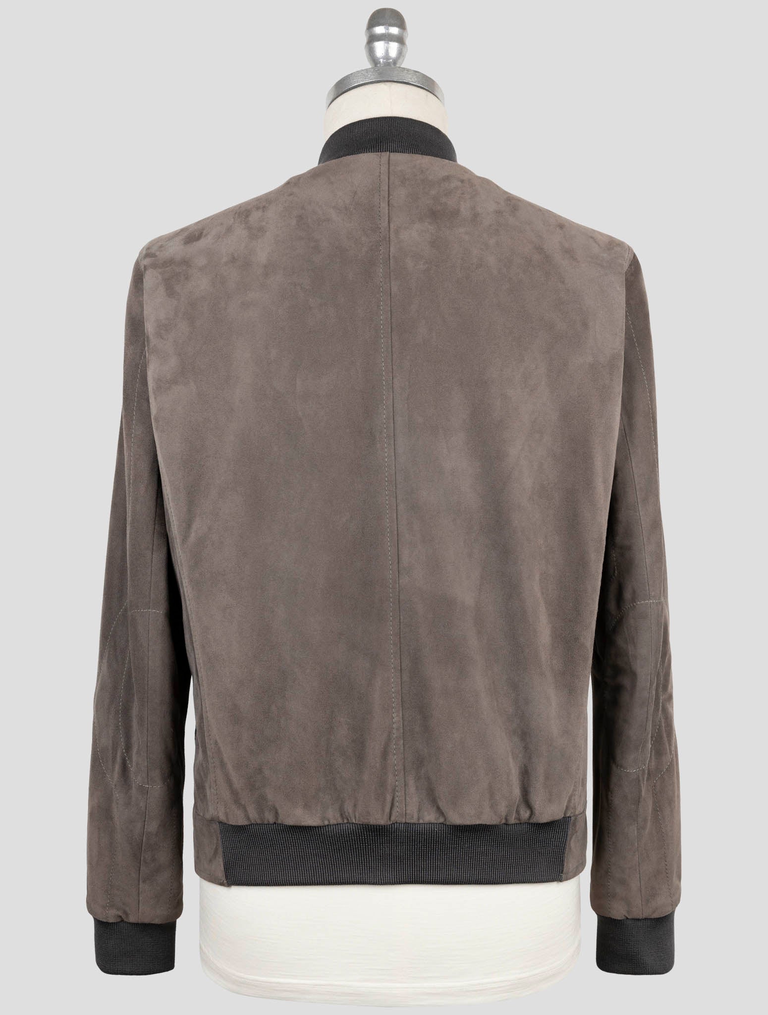 Kiton Brown Fleece Wool Cotton Reverse Coat