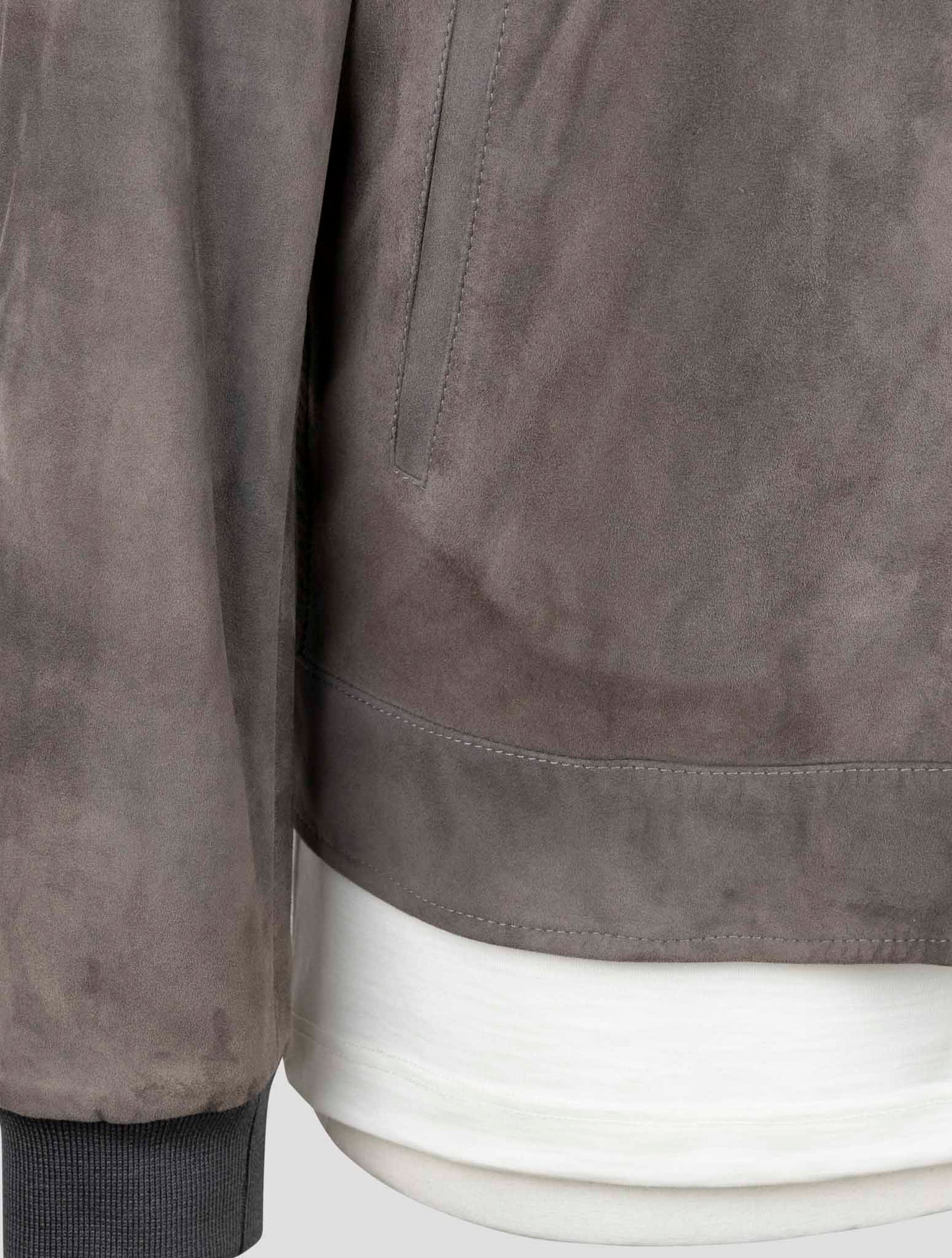 Kiton Brown Fleece Wool Cotton Reverse Coat