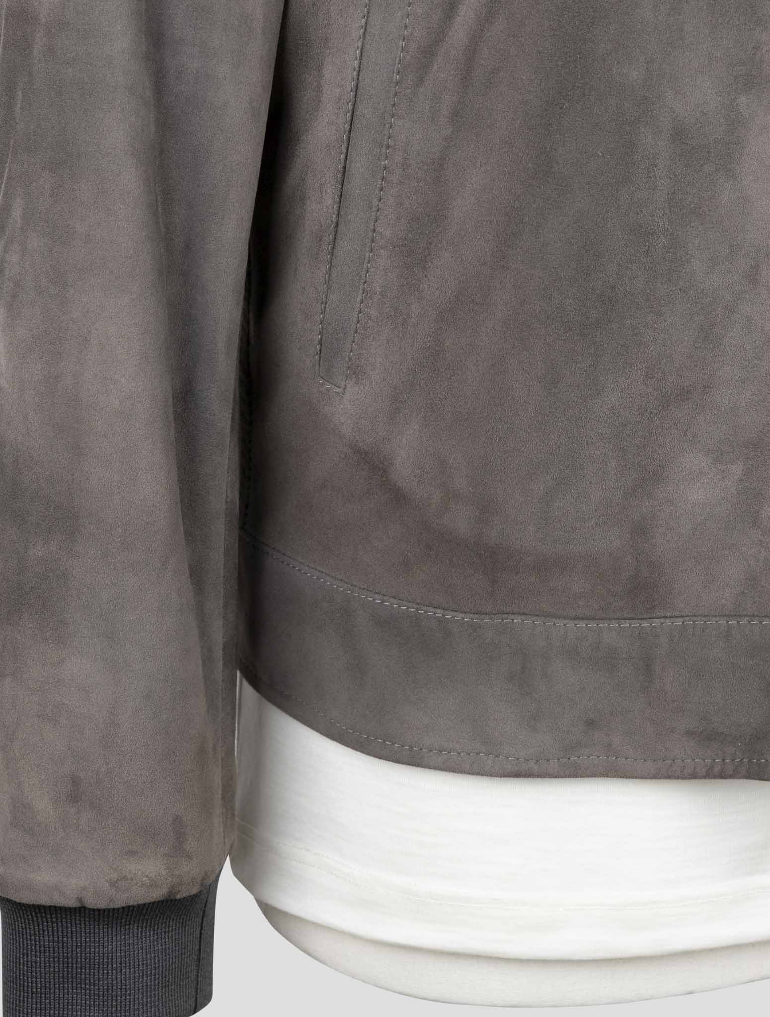 Kiton Brown Fleece Wool Cotton Reverse Coat
