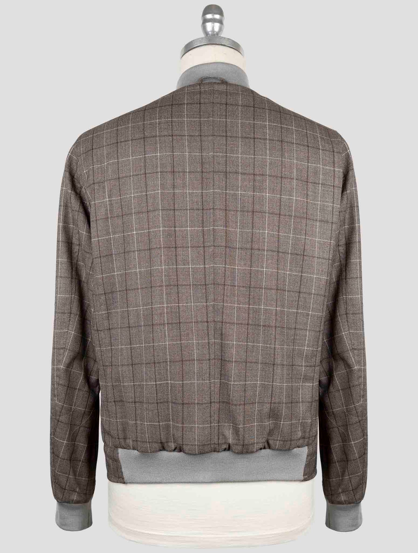 Kiton Brown Fleece Wool Cotton Reverse Coat