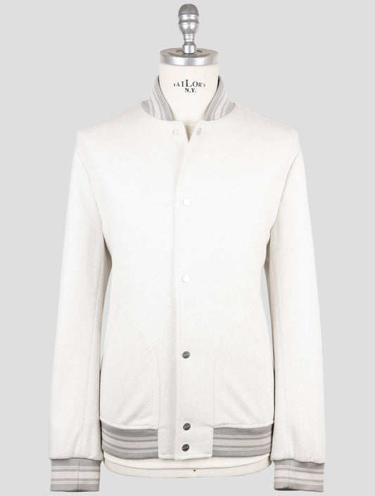 Kiton Light Gray Cashmere Pa Coat
