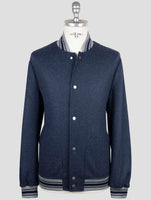 Kiton Blue Cashmere Pa Coat