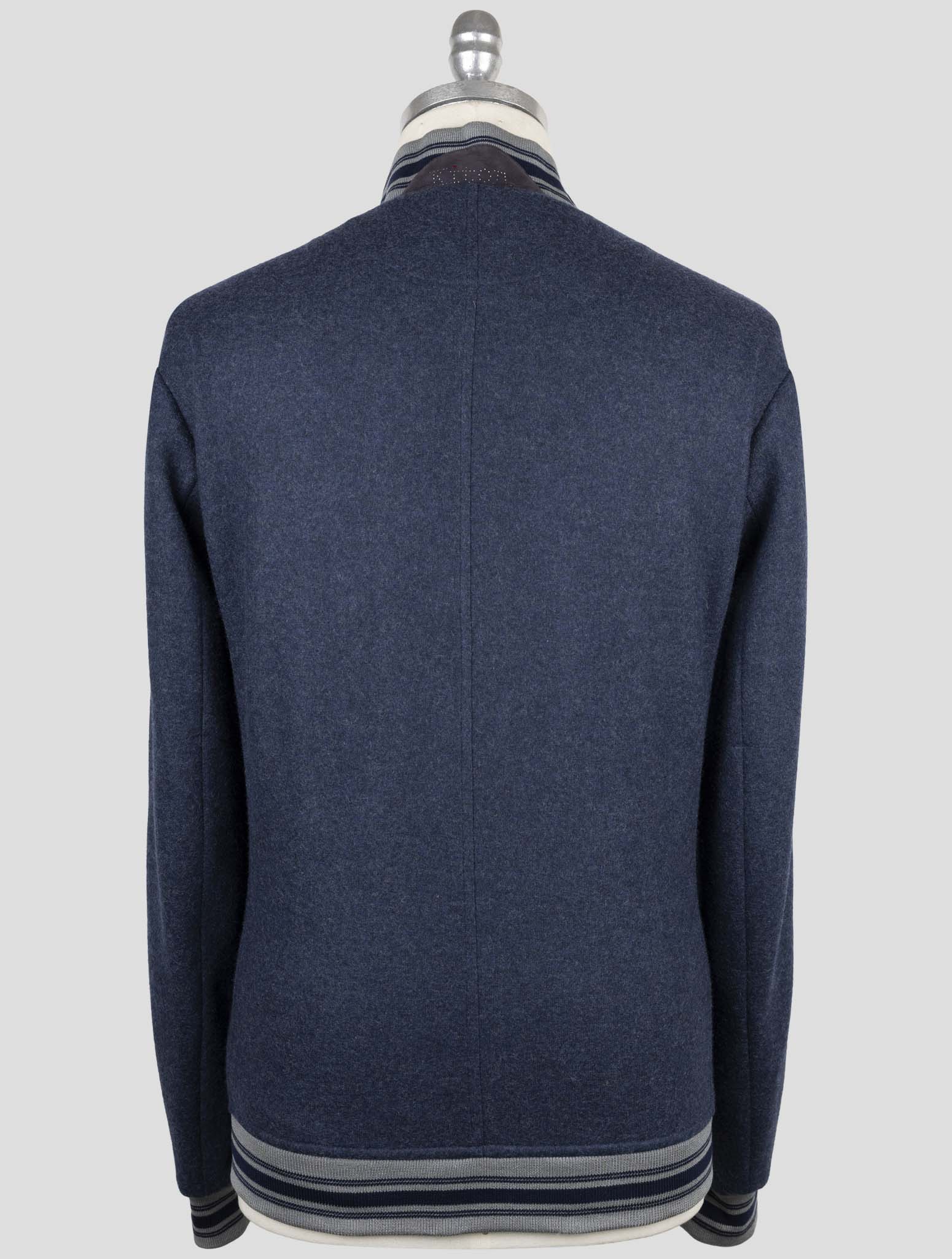 Kiton Blue Cashmere Pa Coat