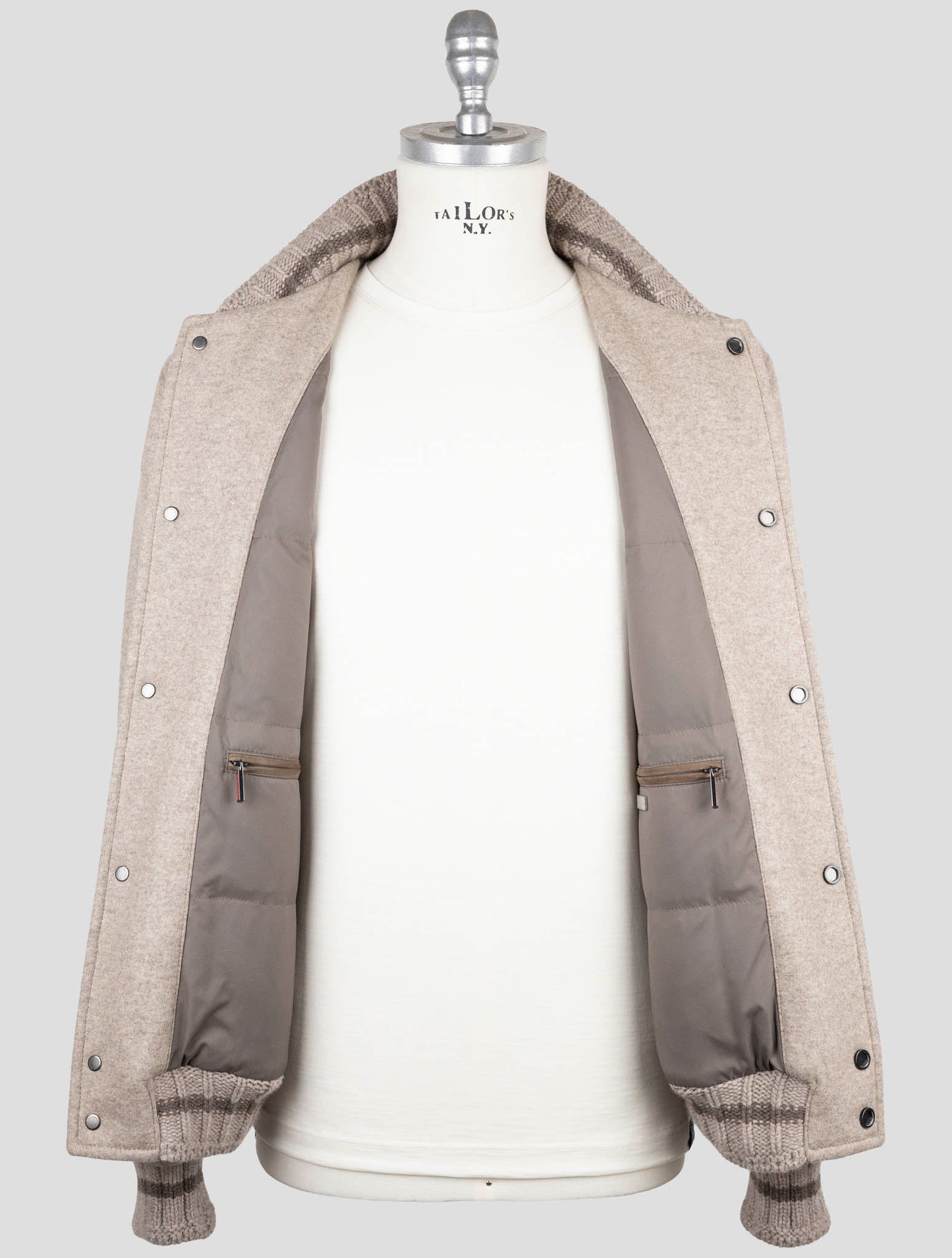 Kiton Brown Cashmere Pa Coat