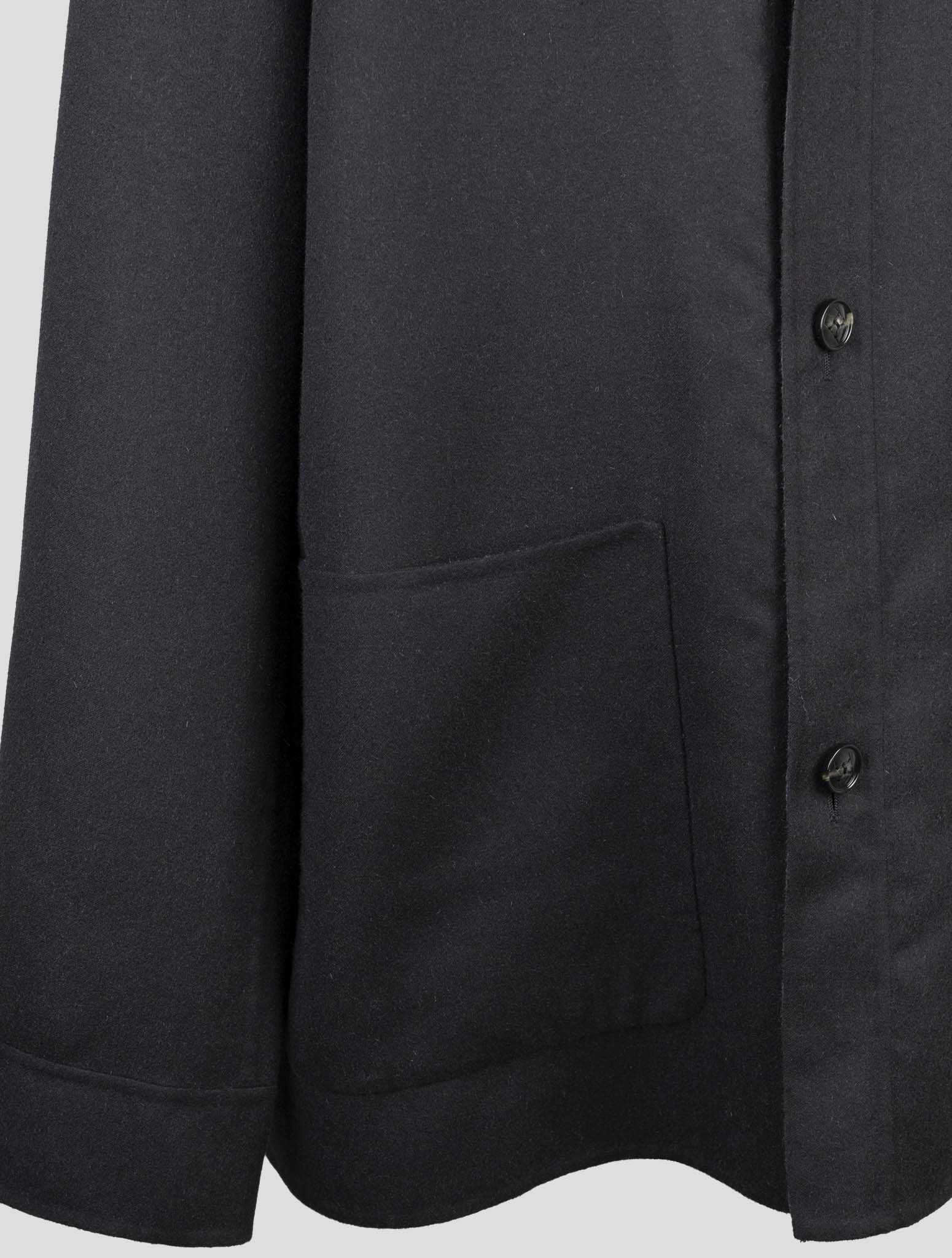 Kiton Blue Cashmere Silk Coat