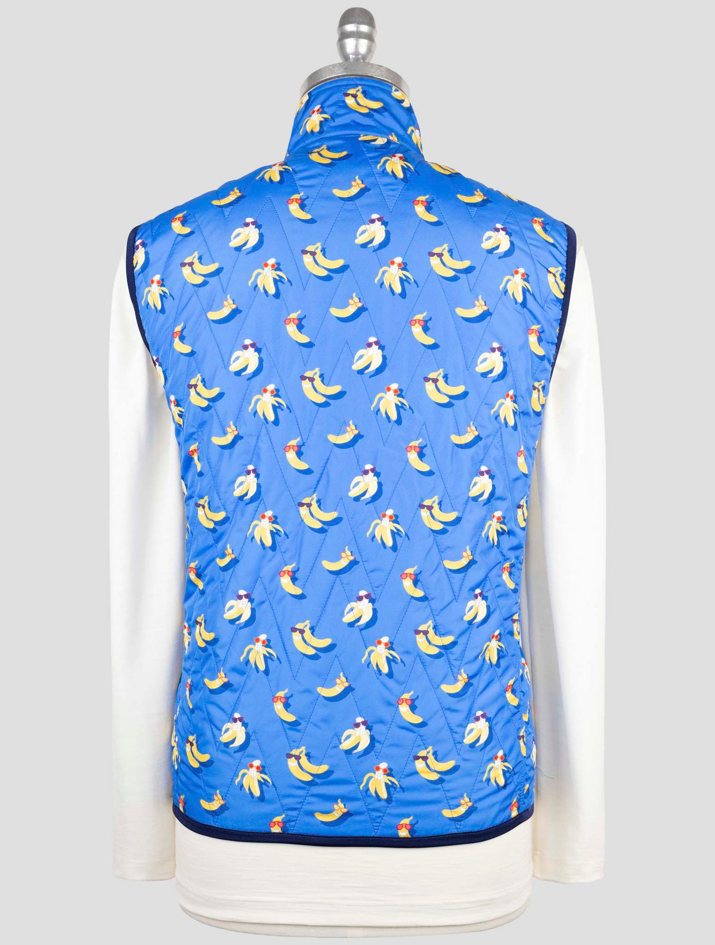 Kiton Blue Pl Coat Gilet