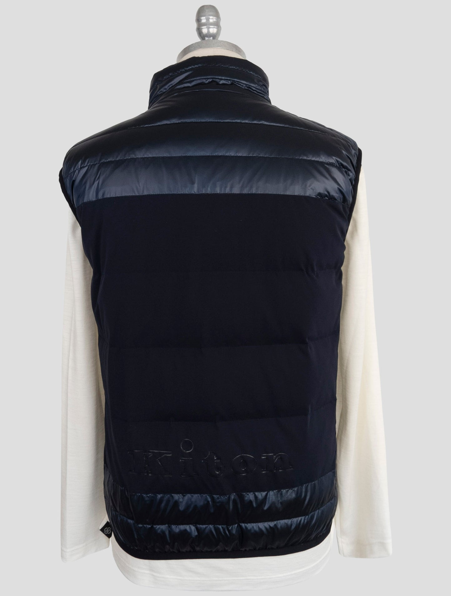 Kiton Blue Pa Ea Pu Coat Gilet