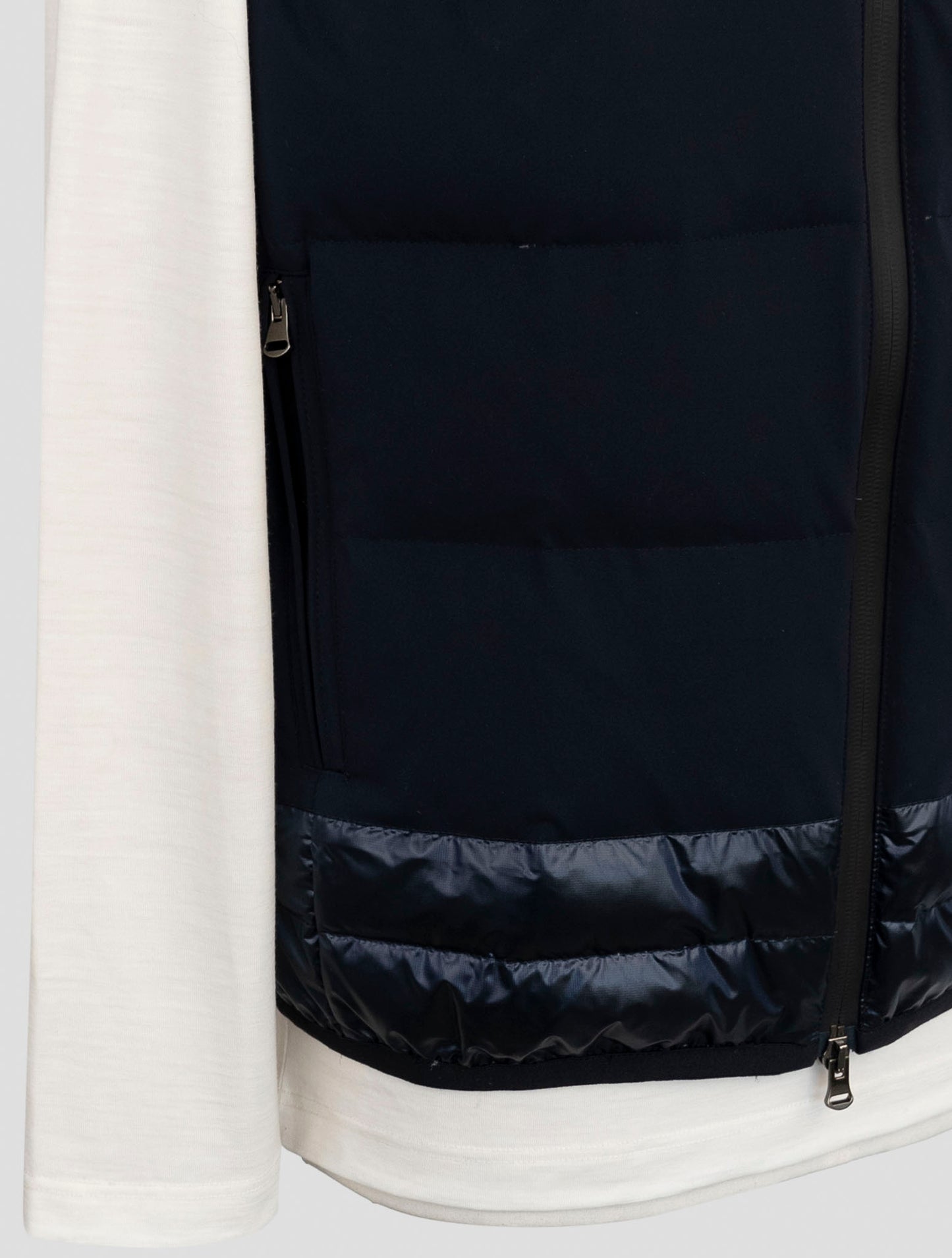 Kiton Blue Pa Ea Pu Coat Gilet