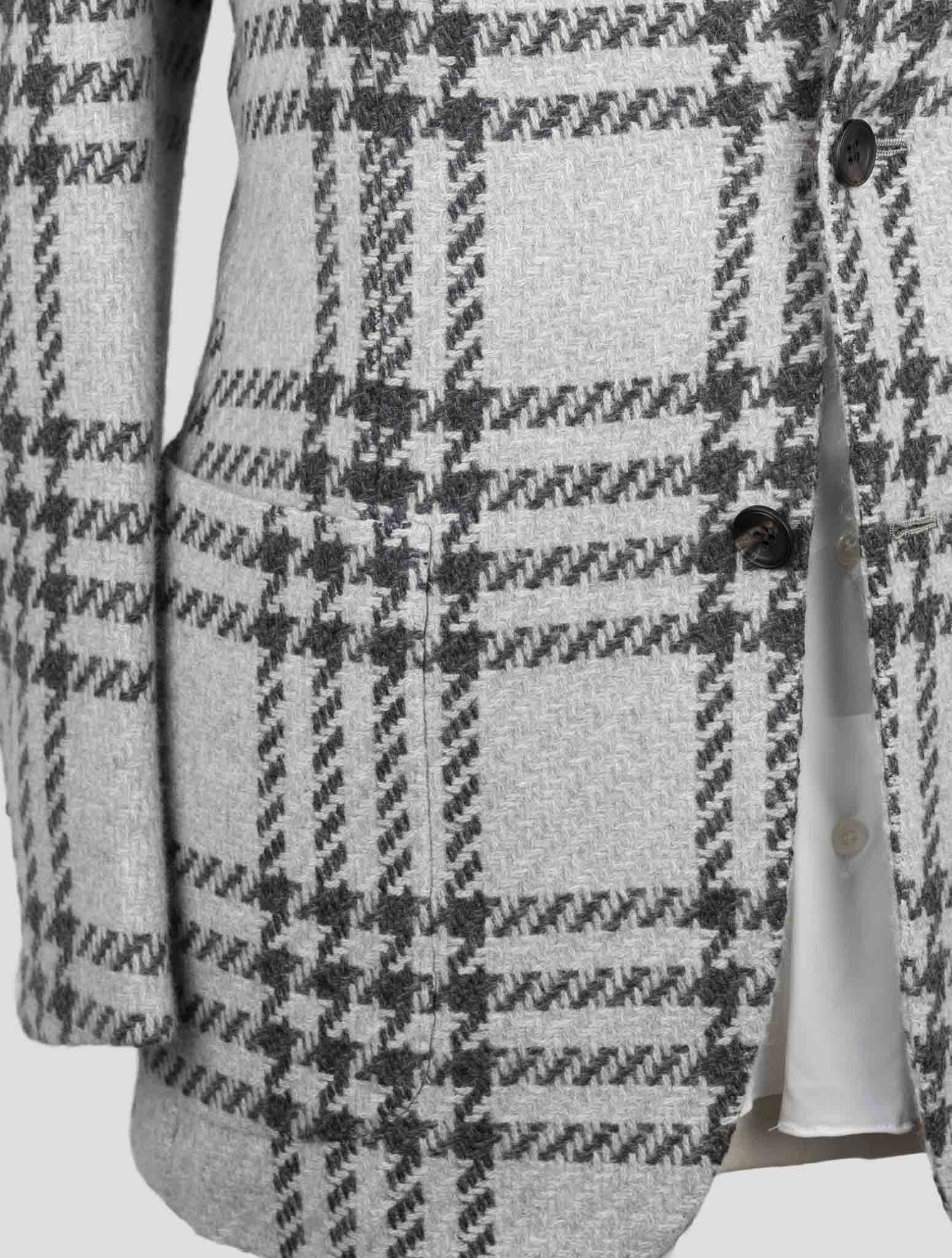 Kiton Gray Cashmere Blazer