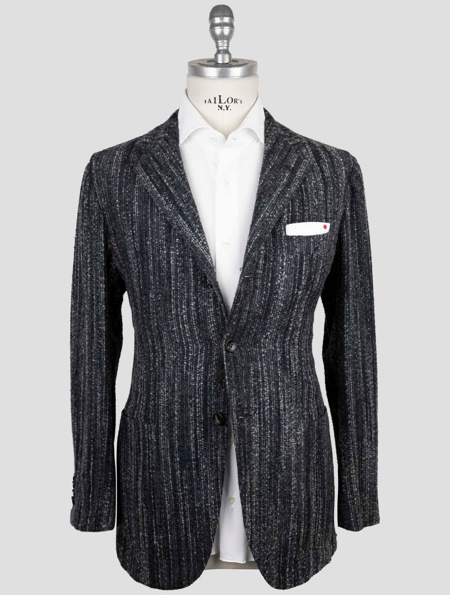 Kiton Dark Green Cashmere Silk Blazer