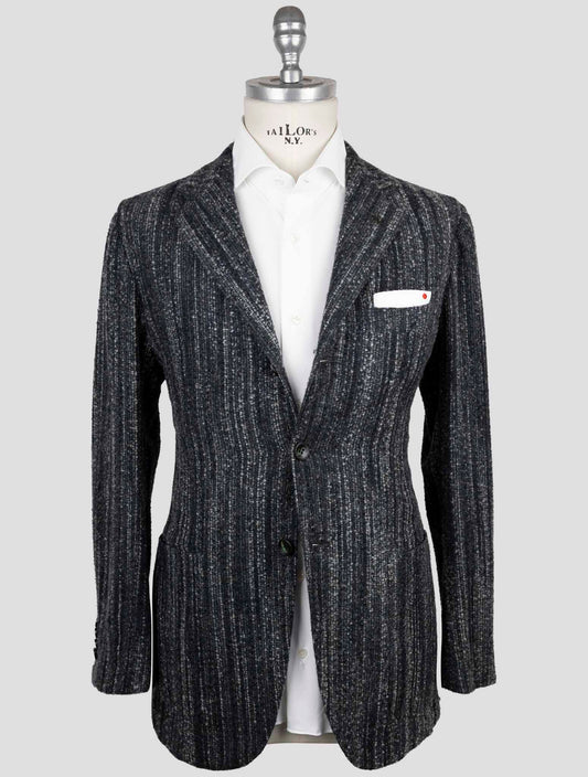 Kiton Dark Green Cashmere Silk Blazer