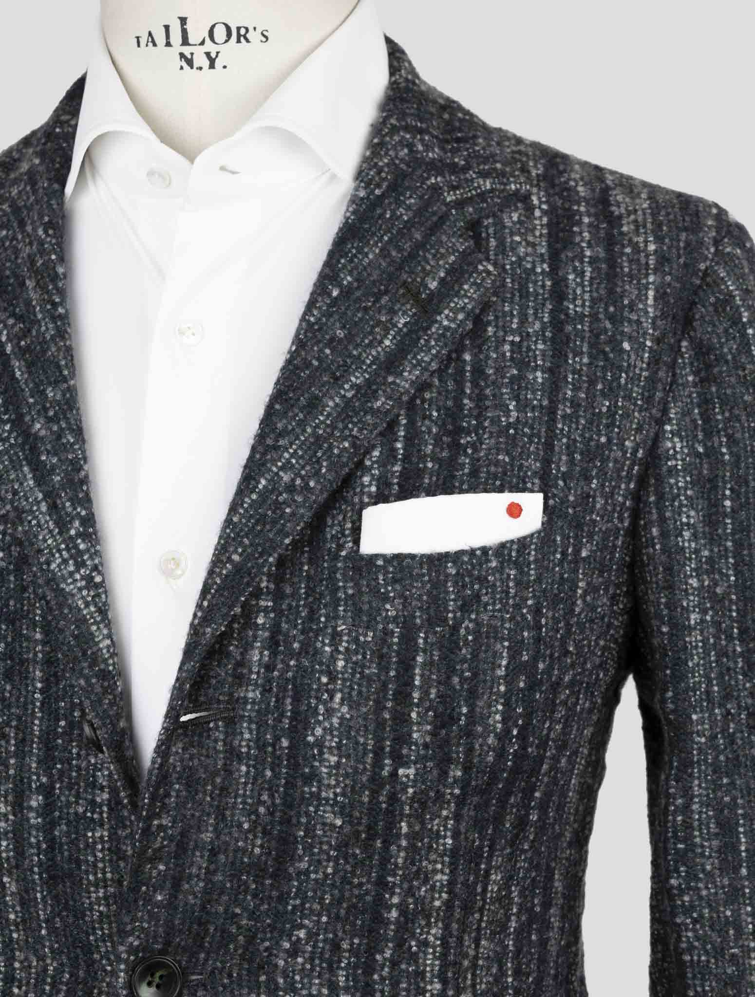 Kiton Dark Green Cashmere Silk Blazer