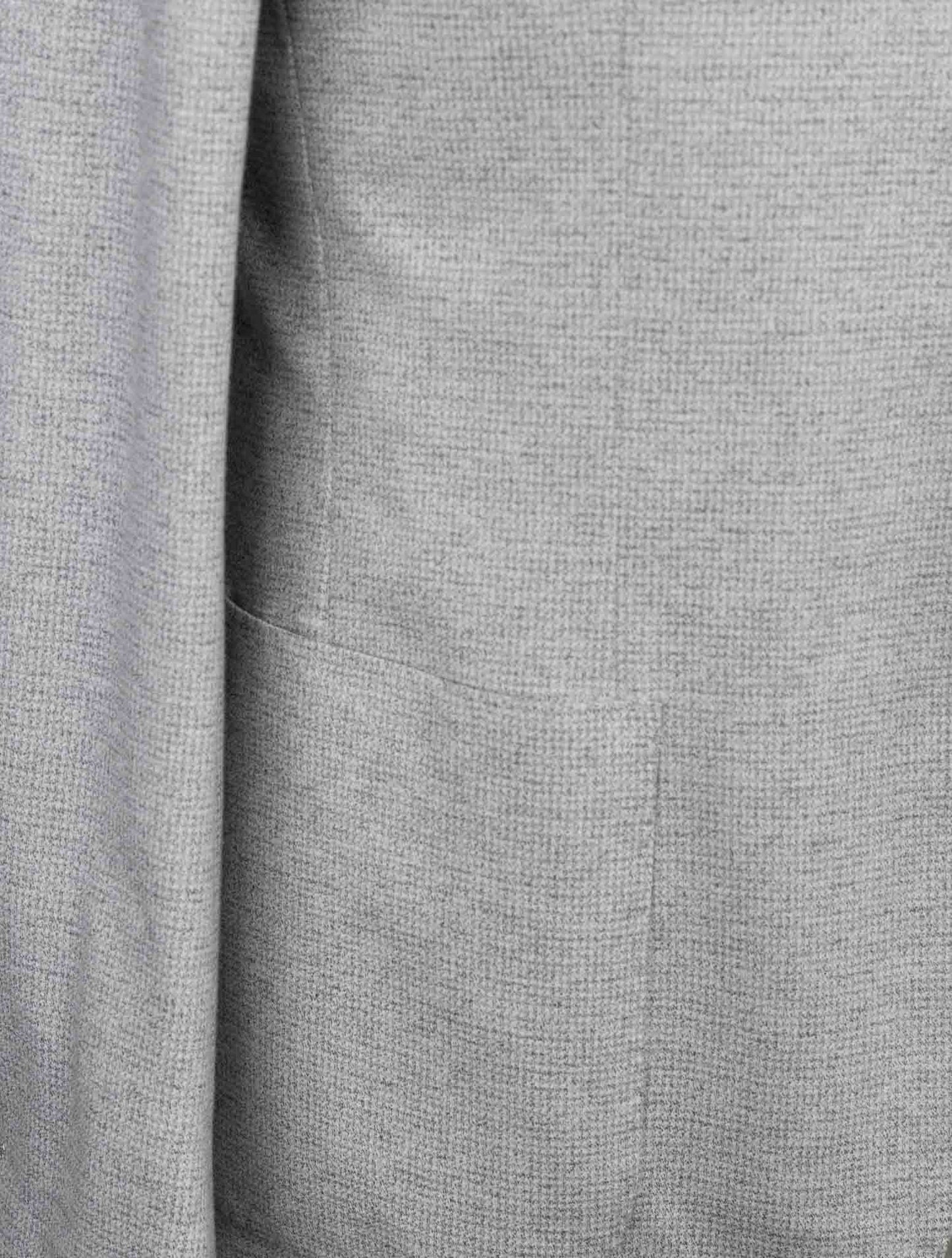 Kiton Knt Gray Cotton Blazer