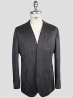 Kiton Knt Gray Wool Cashmere Pl Blazer