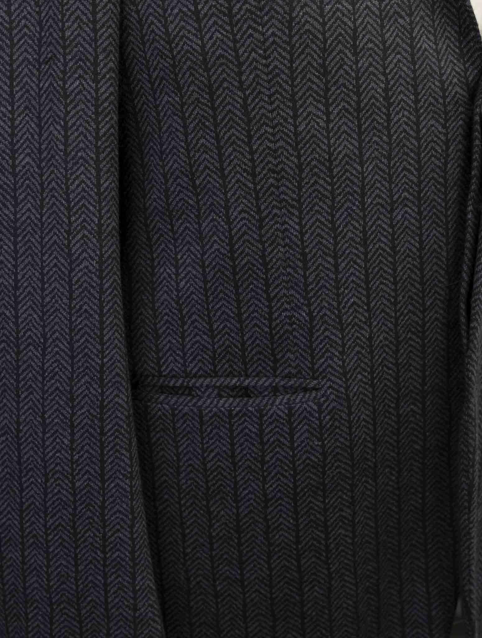Kiton Knt Gray Wool Cashmere Pl Blazer