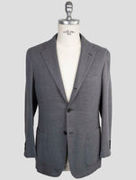 Kiton Knt Gray Virgin Wool Ea Blazer