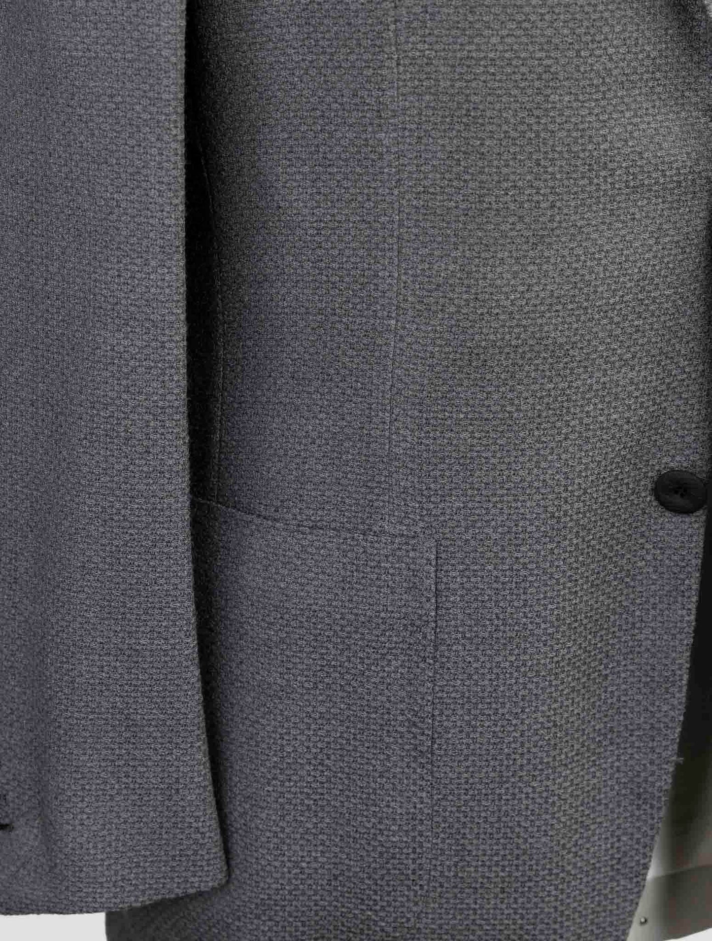 Kiton Knt Gray Virgin Wool Ea Blazer