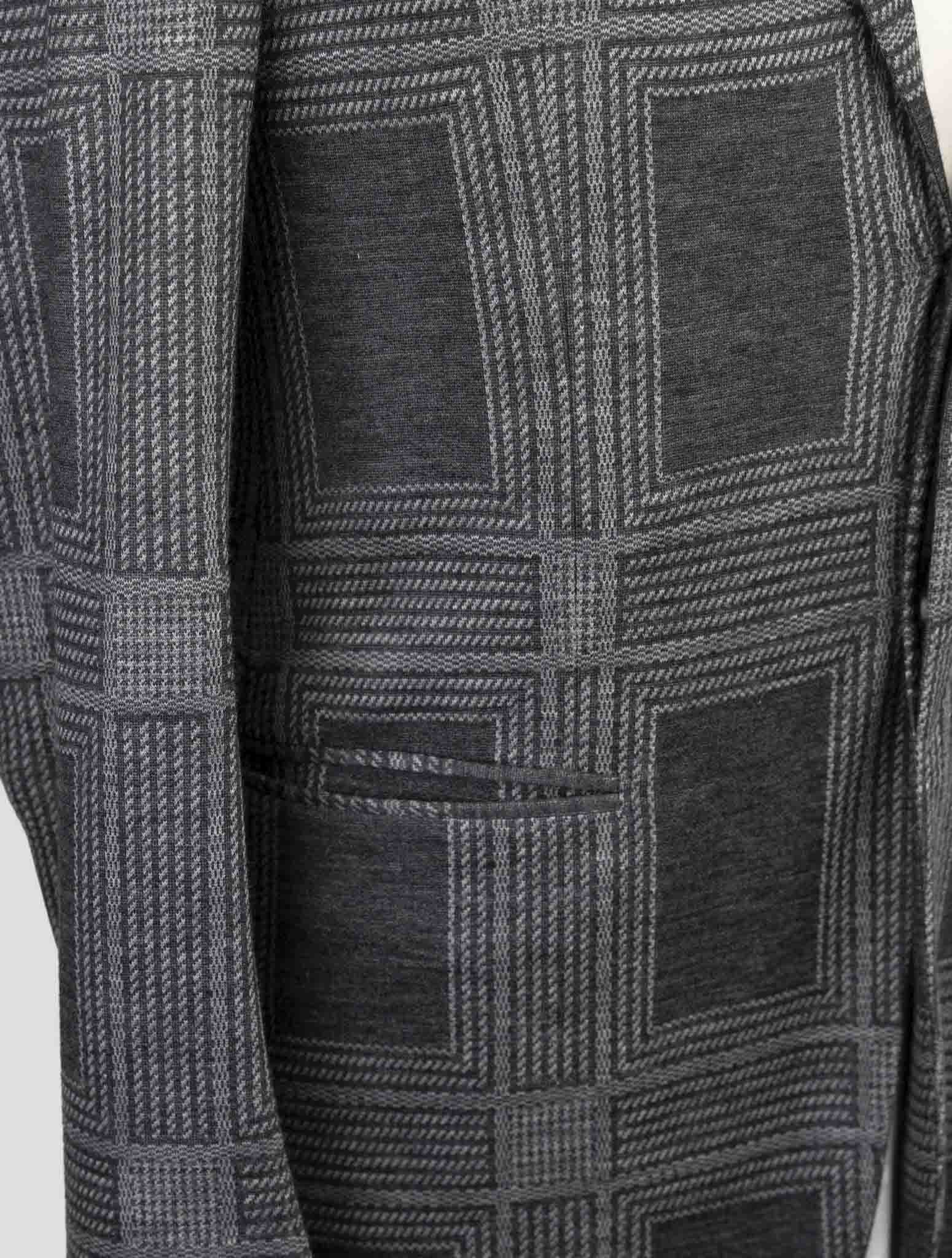 Kiton Knt Gray Cashmere Cotton Ea Blazer